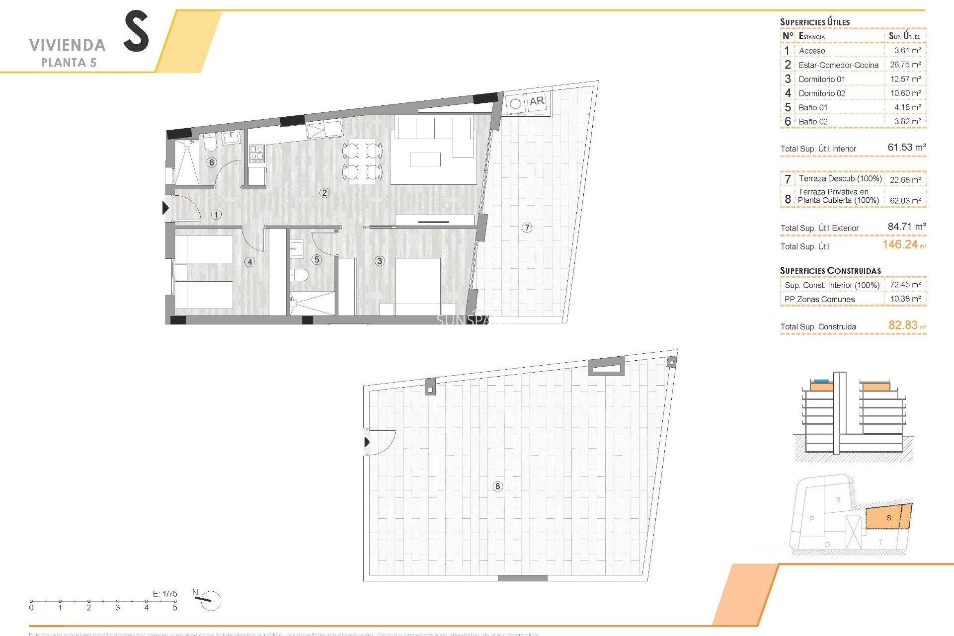 Nouvelle construction - Penthouse -
Torrevieja - Centro