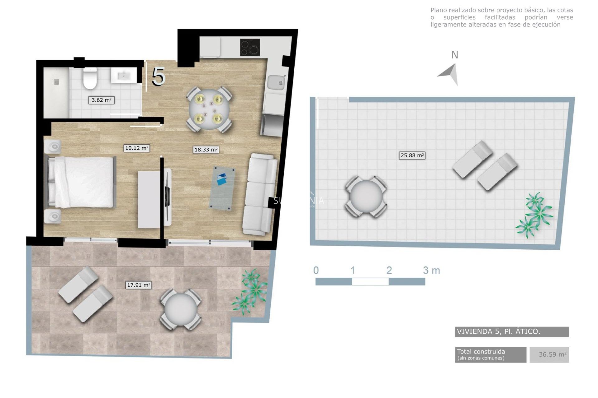 Nouvelle construction - Penthouse -
Torrevieja - Centro