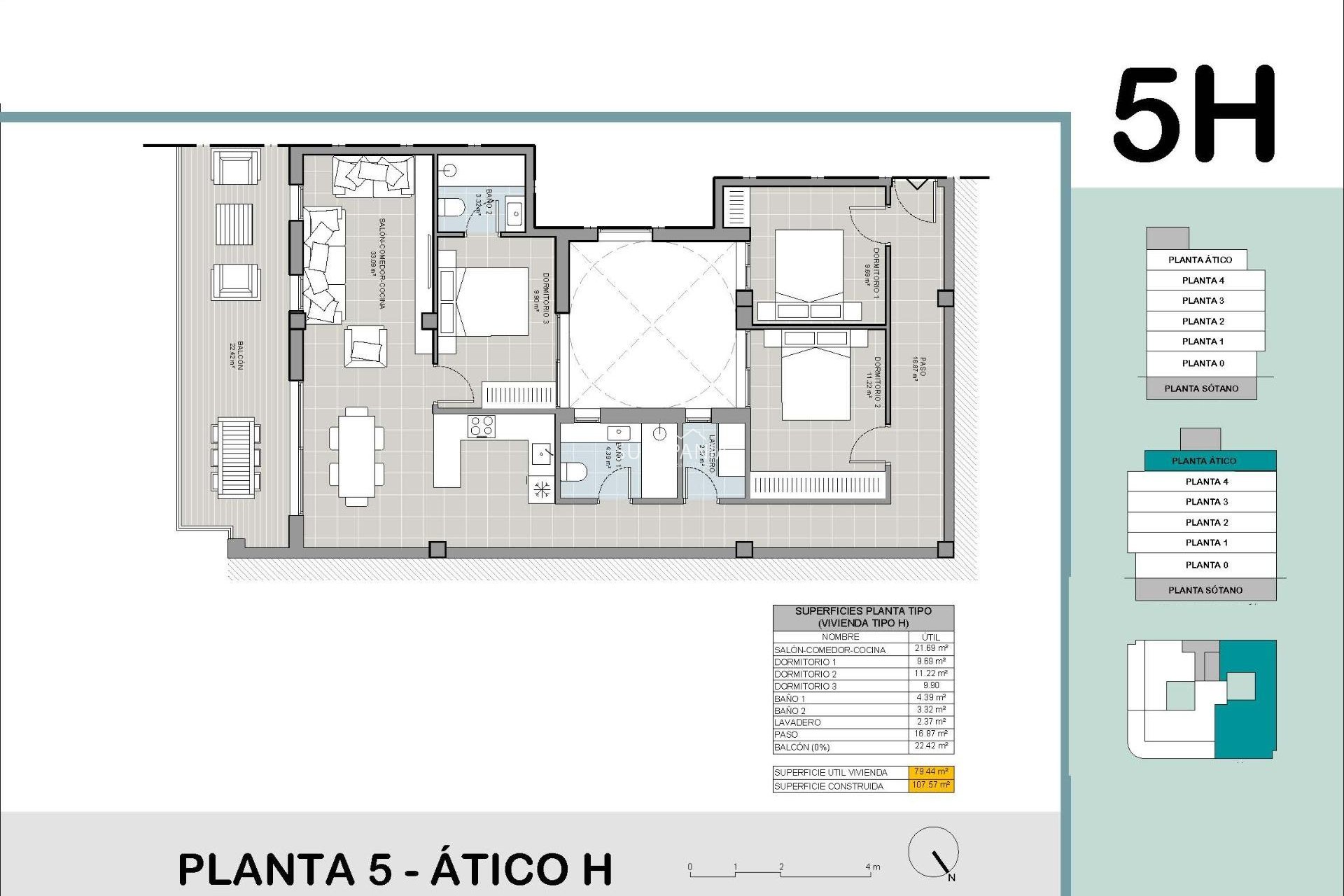 Nouvelle construction - Penthouse -
Torrevieja - El acequión