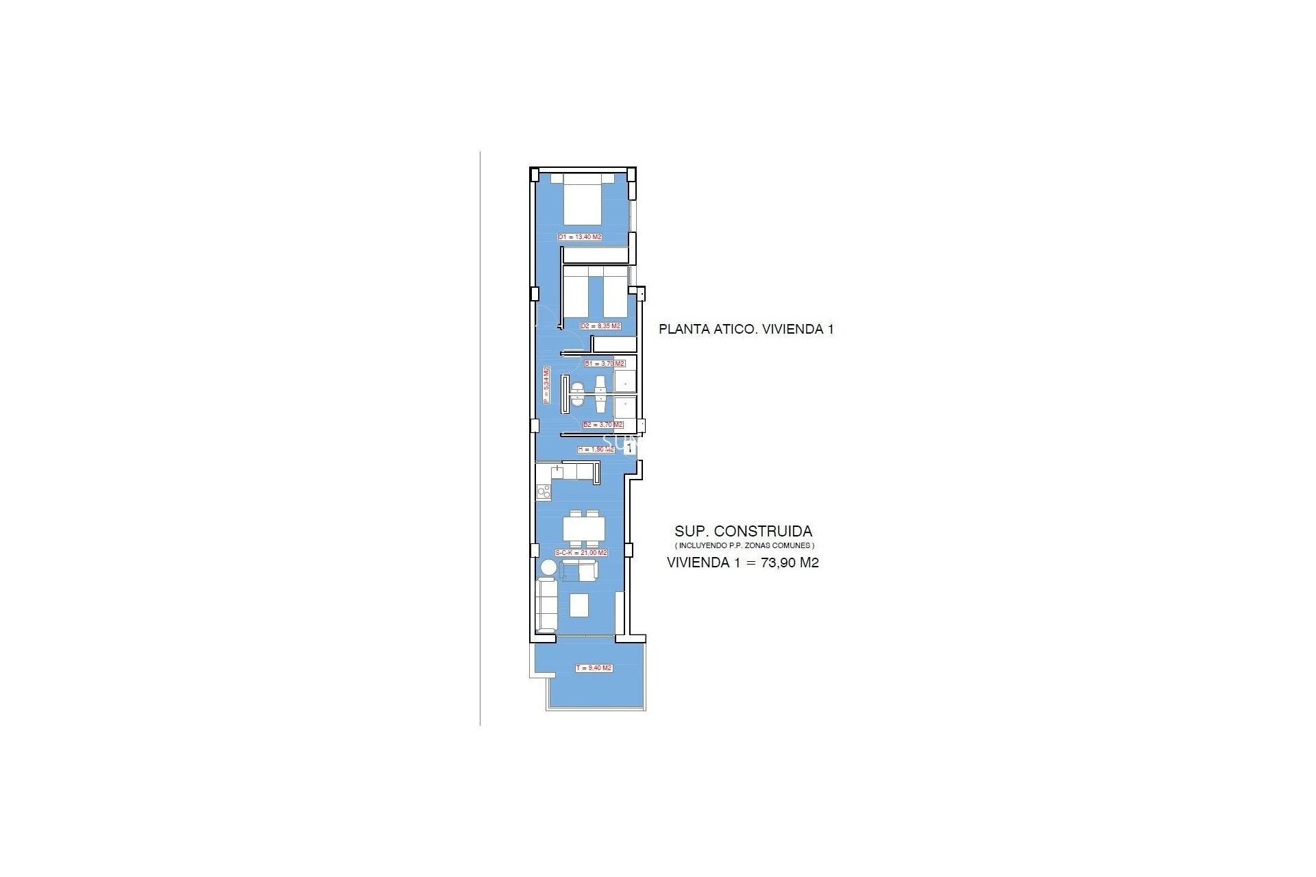 Nouvelle construction - Penthouse -
Torrevieja - Playa El Acequión