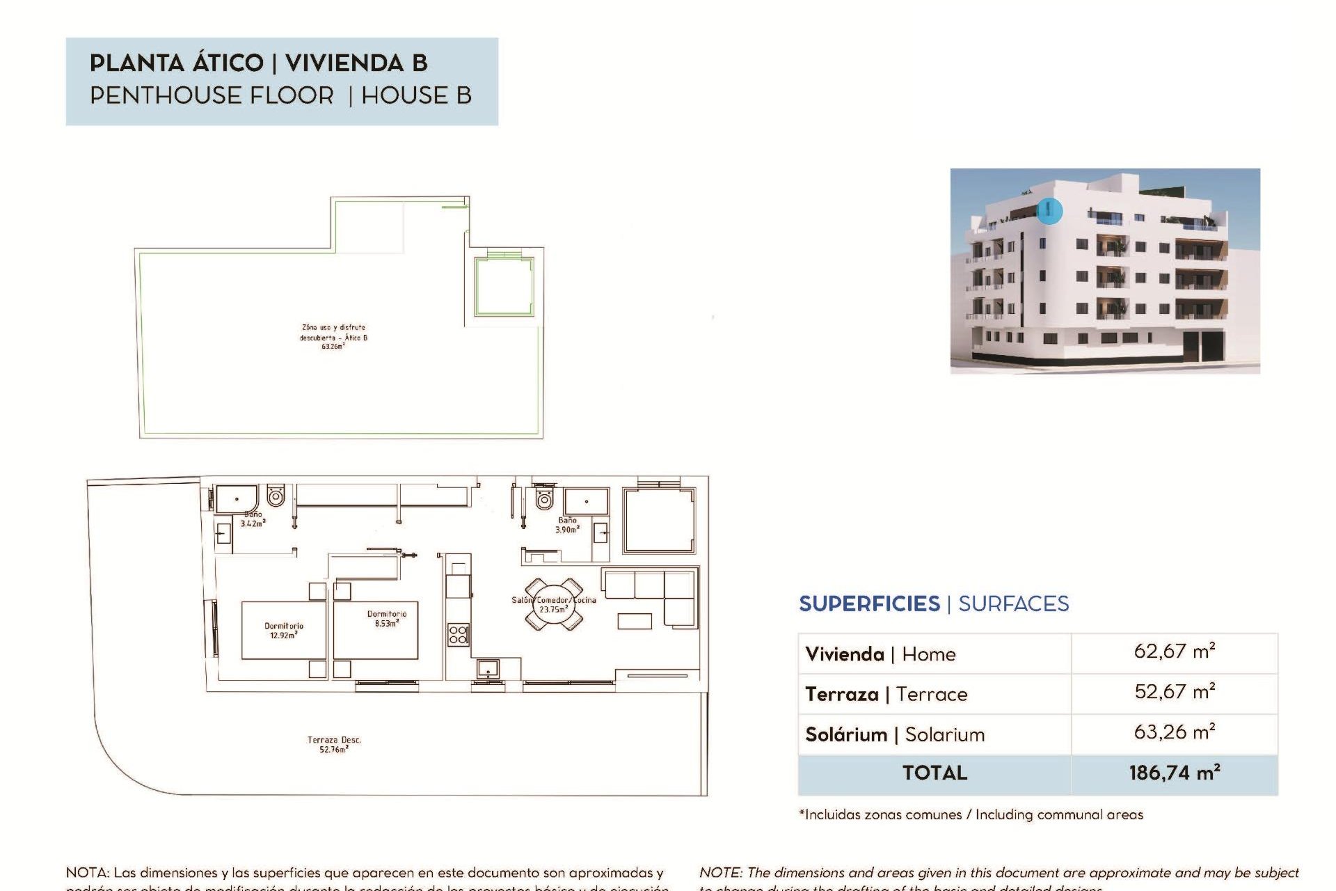 Nouvelle construction - Penthouse -
Torrevieja - pueblo