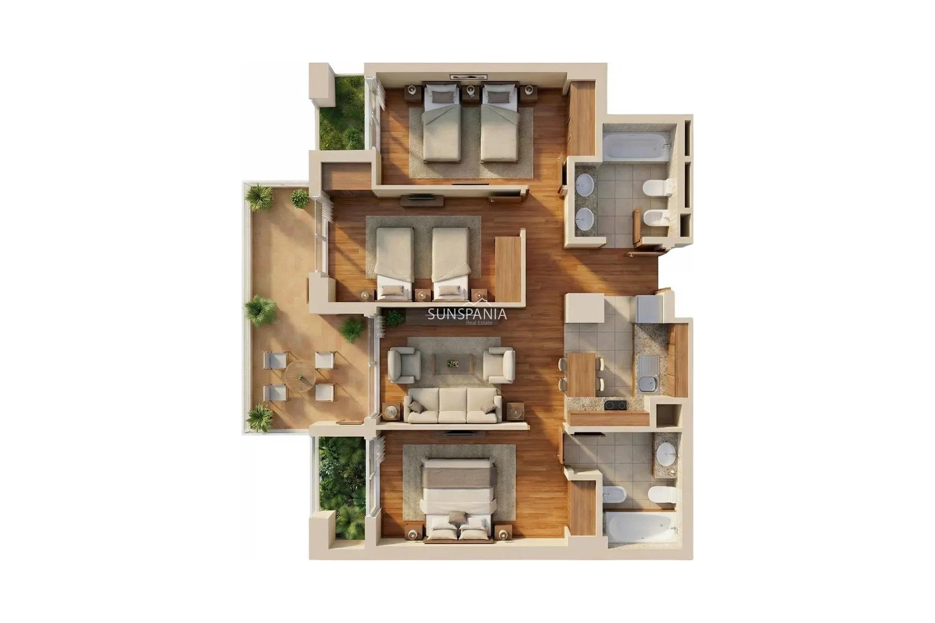 Nouvelle construction - Penthouse -
Vera - Puerto del Rey