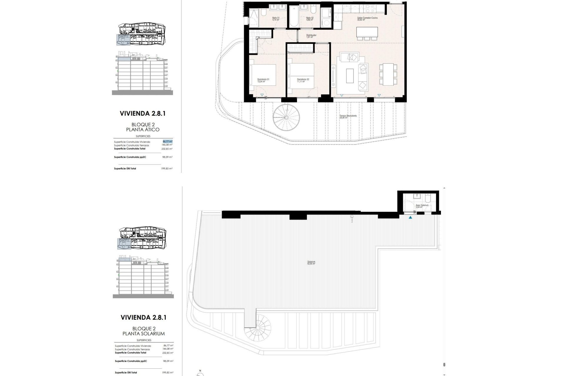 Nouvelle construction - Penthouse -
Villajoyosa - Playa del Torres