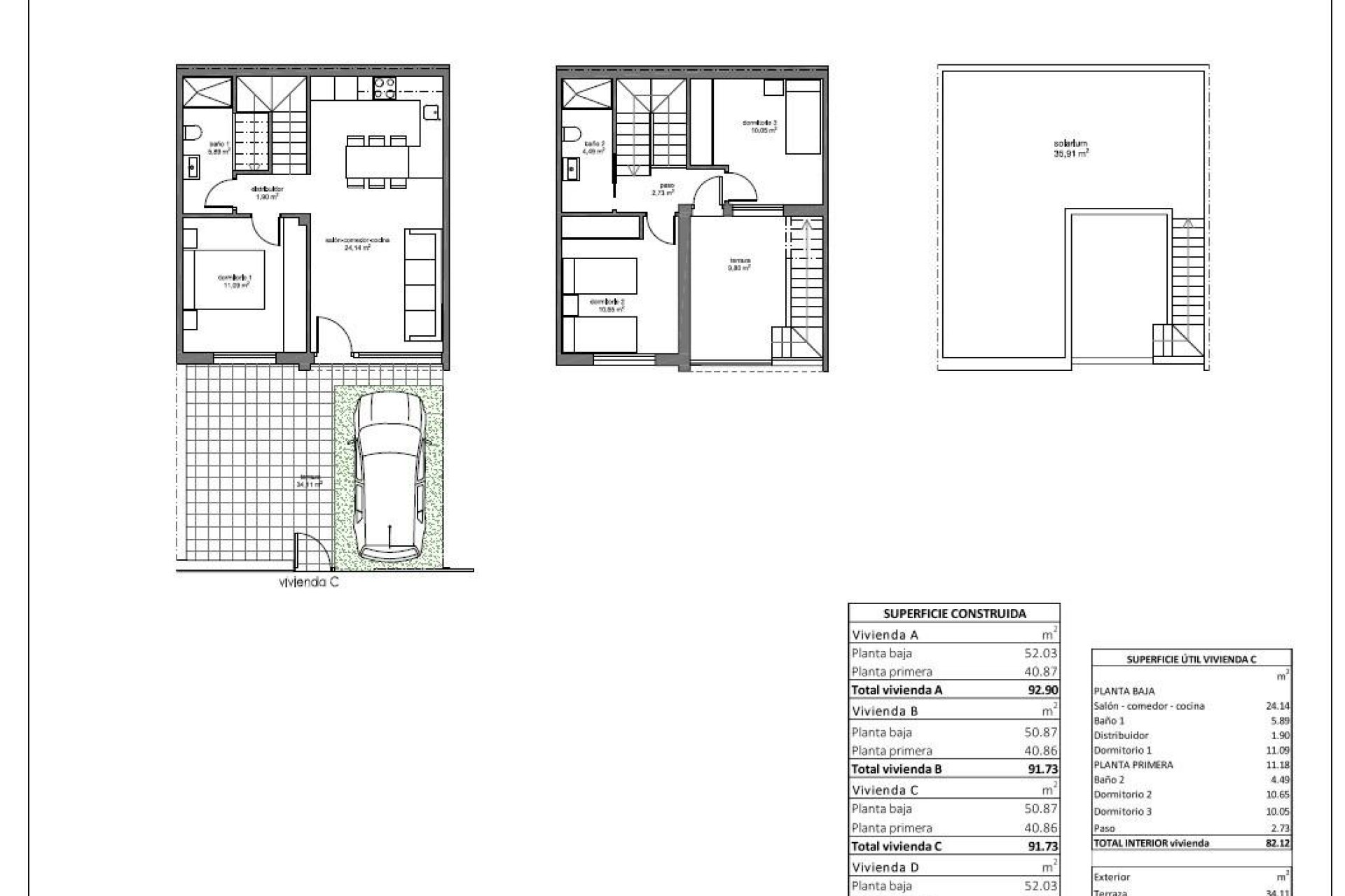 Obra nueva - Adosado -
Pilar de la Horadada - Barrio los Segundas