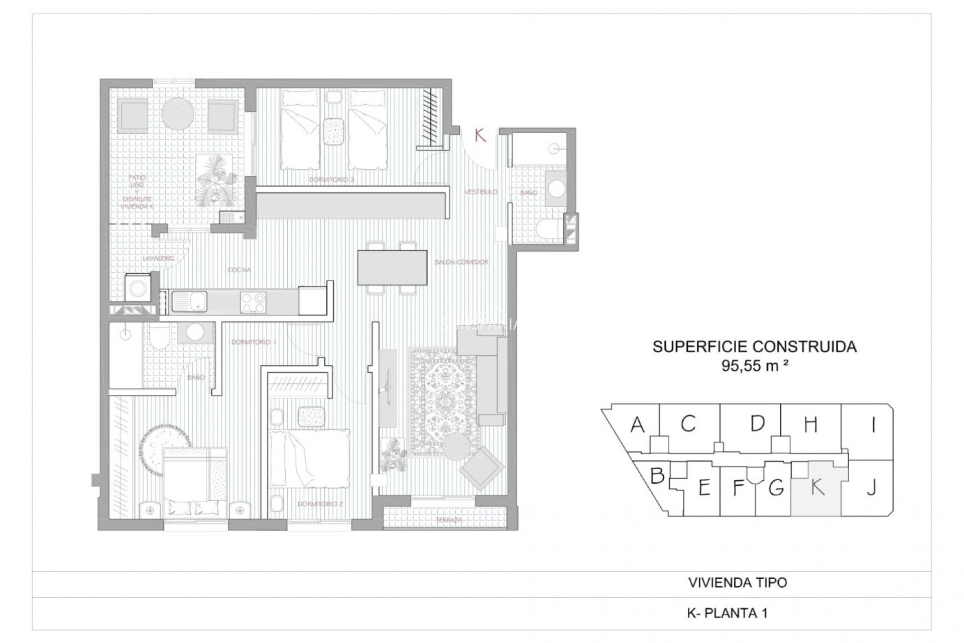 Obra nueva - Apartamento / piso -
Alcantarilla - pueblo