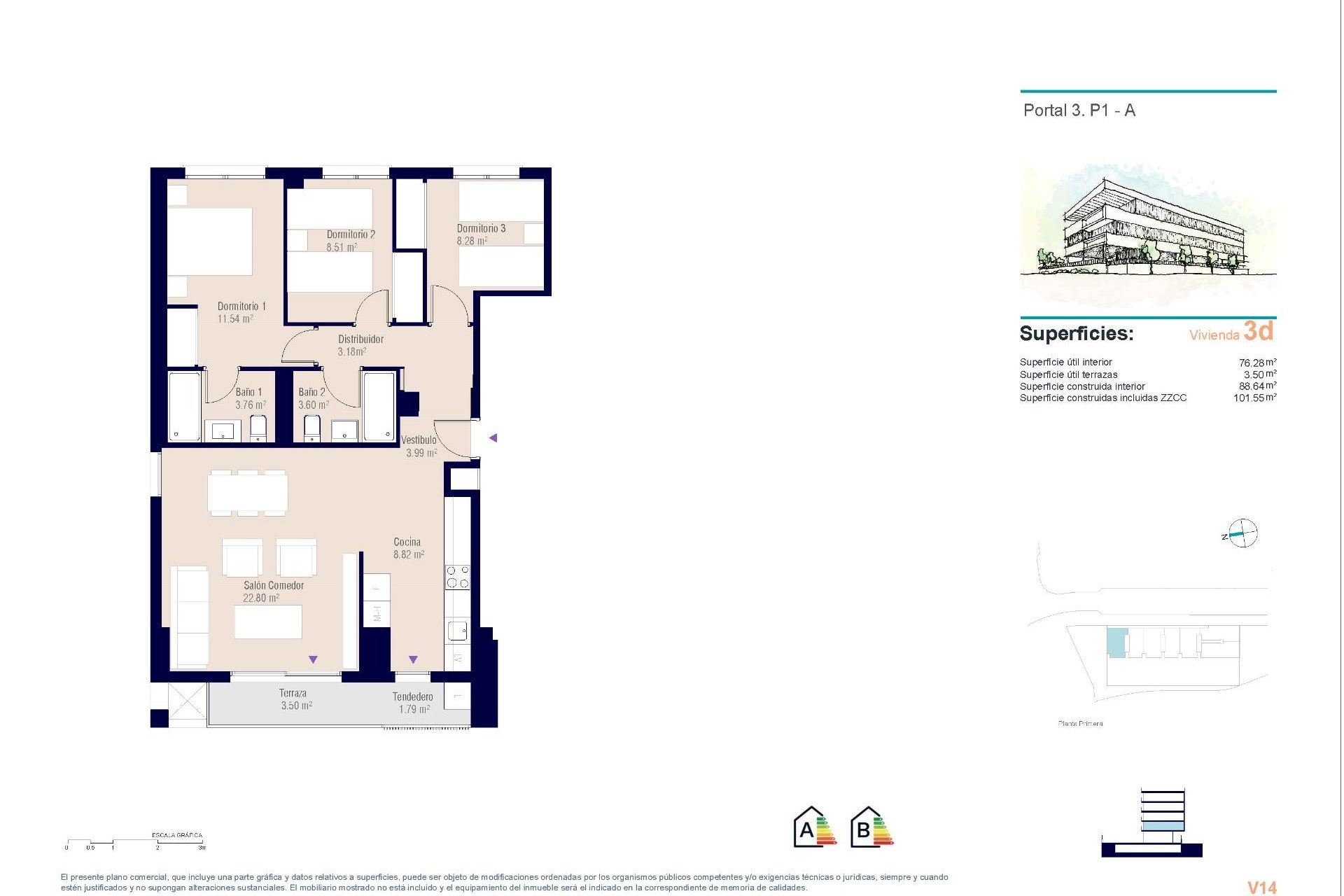 Obra nueva - Apartamento / piso -
Alicante - San Agustín-PAU 2