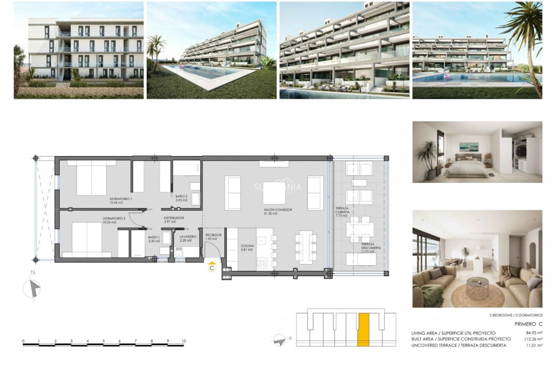 Obra nueva - Apartamento / piso -
Cartagena - Mar De Cristal