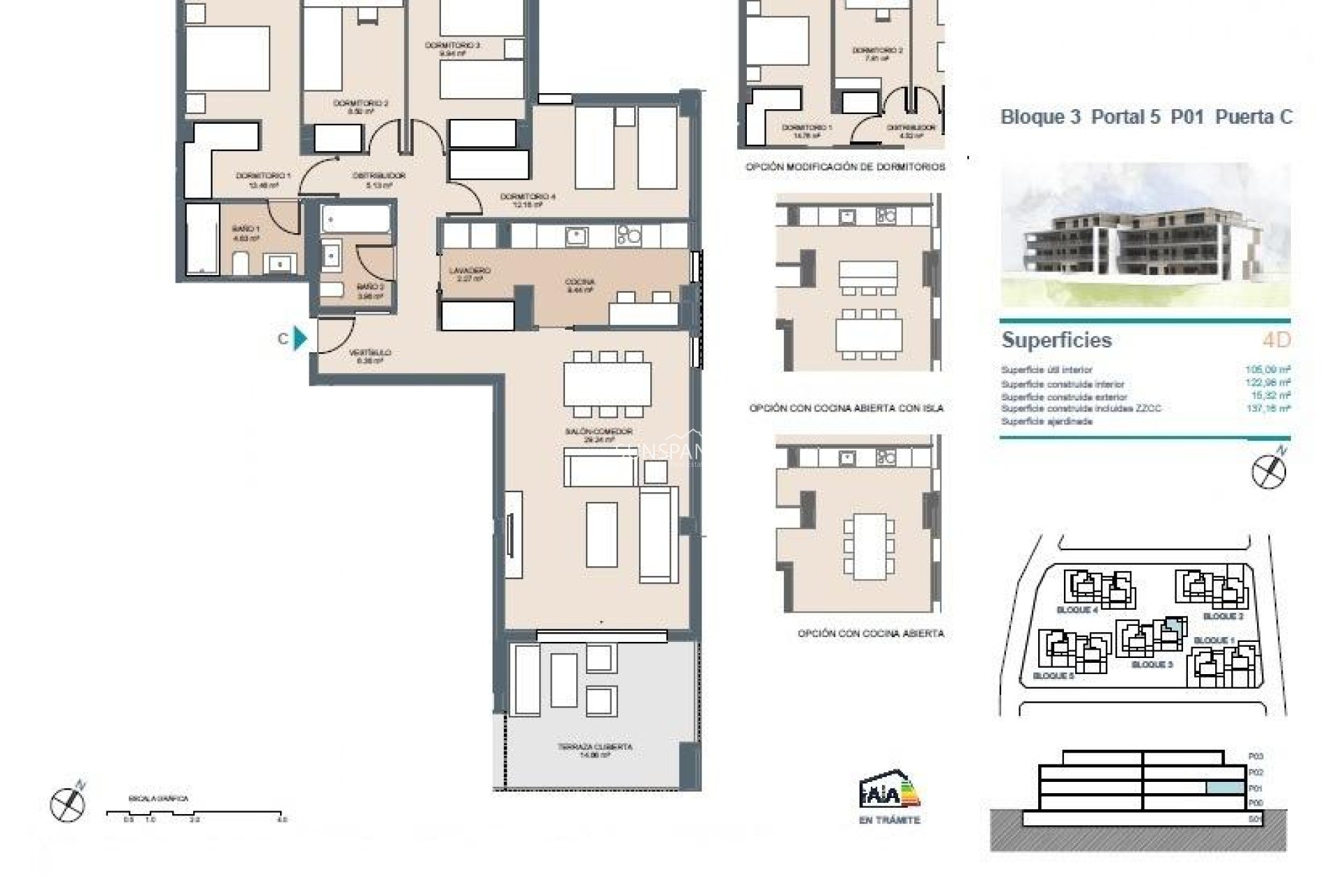 Obra nueva - Apartamento / piso -
Godella - Urb. Campolivar