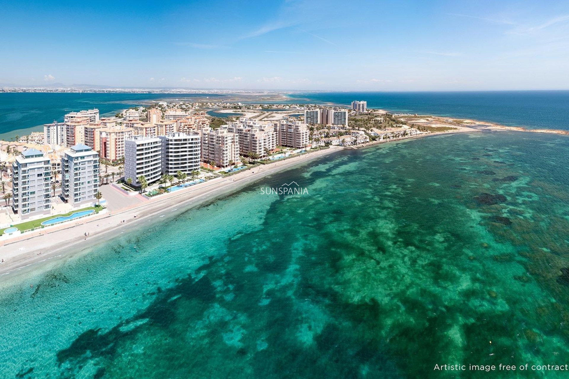 Obra nueva - Apartamento / piso -
La Manga del Mar Menor - 1ª Linea Del Mar Mediterraneo