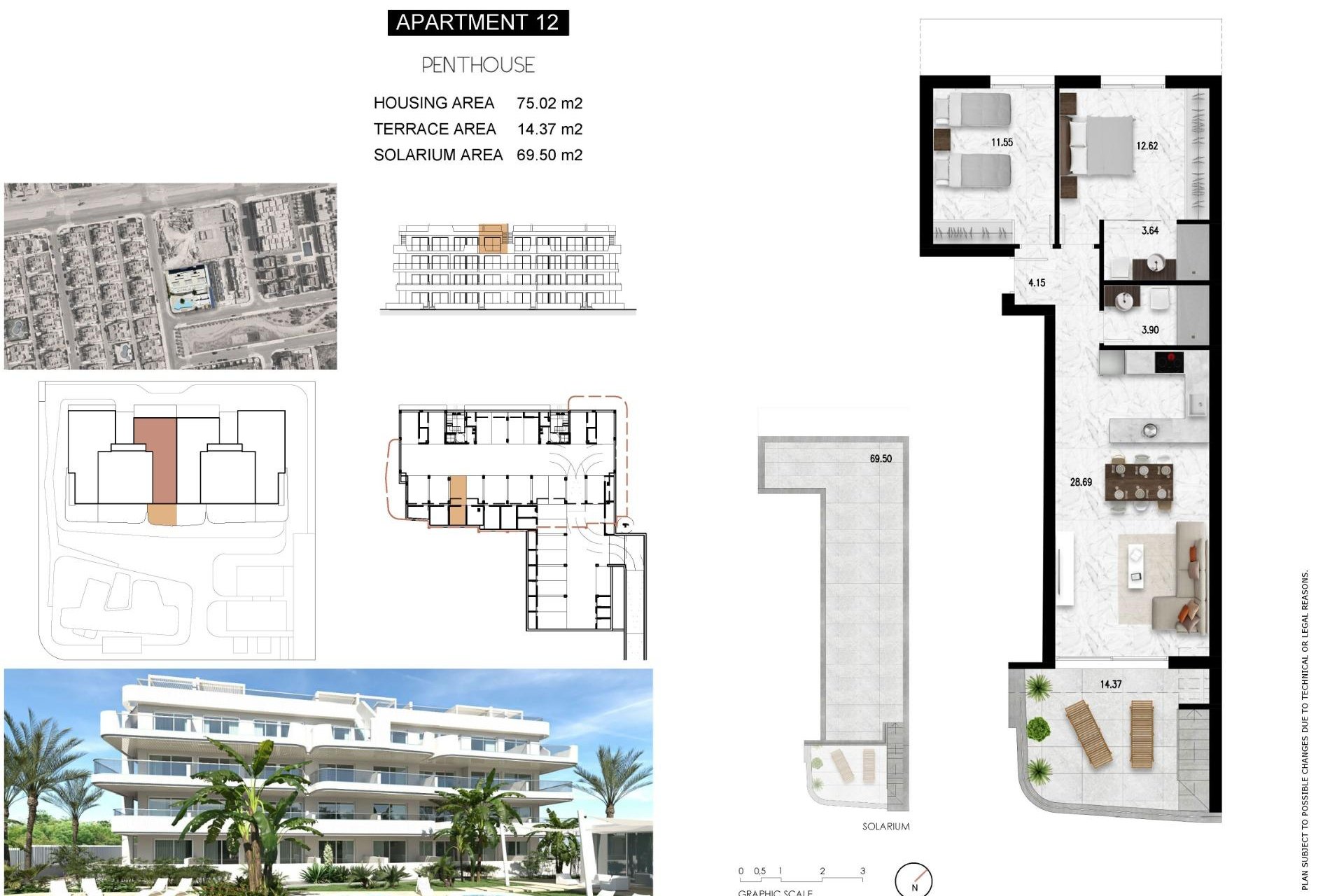 Obra nueva - Apartamento / piso -
Orihuela Costa - Lomas de Cabo Roig