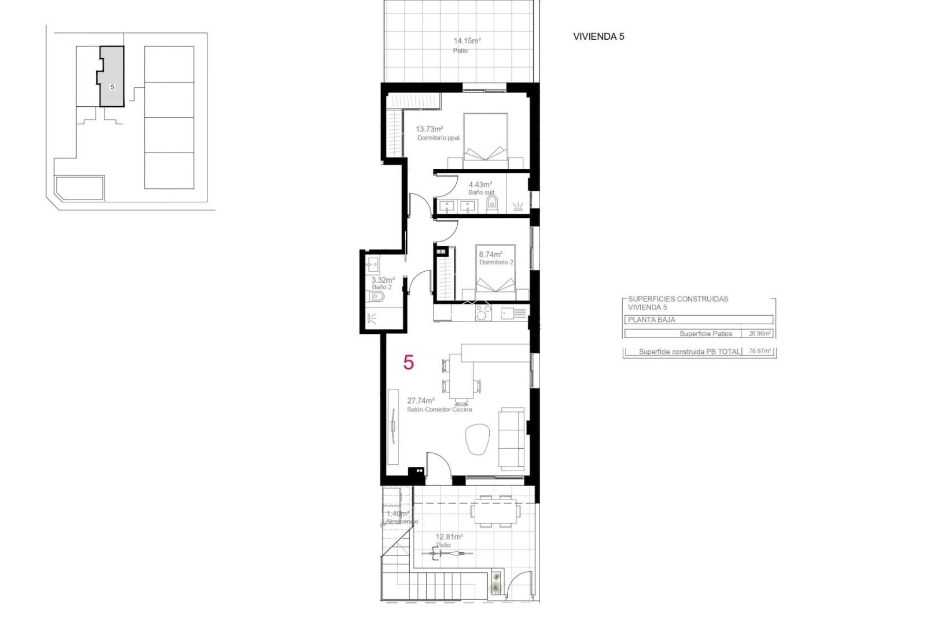 Obra nueva - Apartamento / piso -
Pilar de la Horadada - pueblo