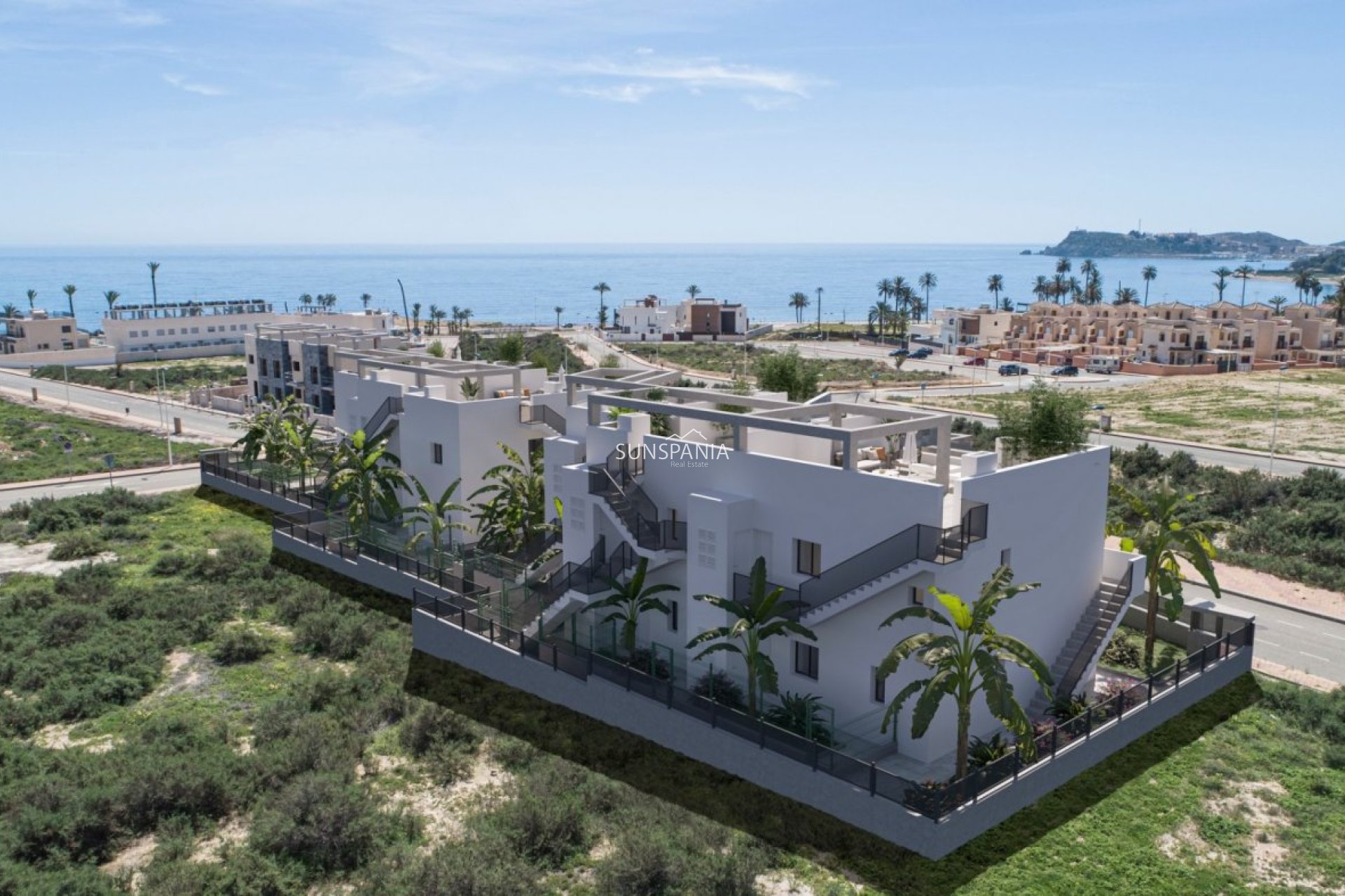 Obra nueva - Apartamento / piso -
Puerto de Mazarron - Playa del Alamillo