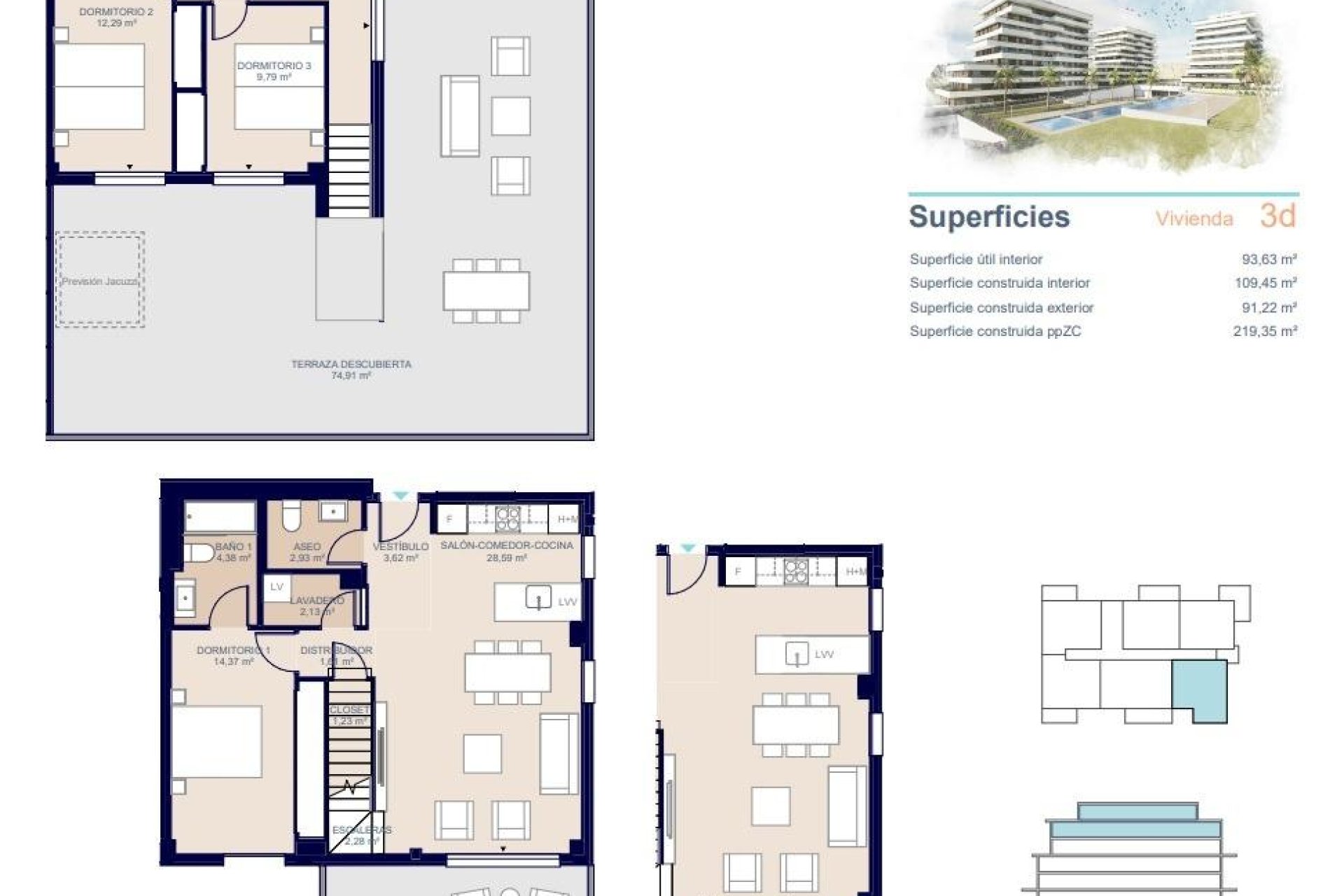 Obra nueva - Ático -
Villajoyosa - Playa del Torres