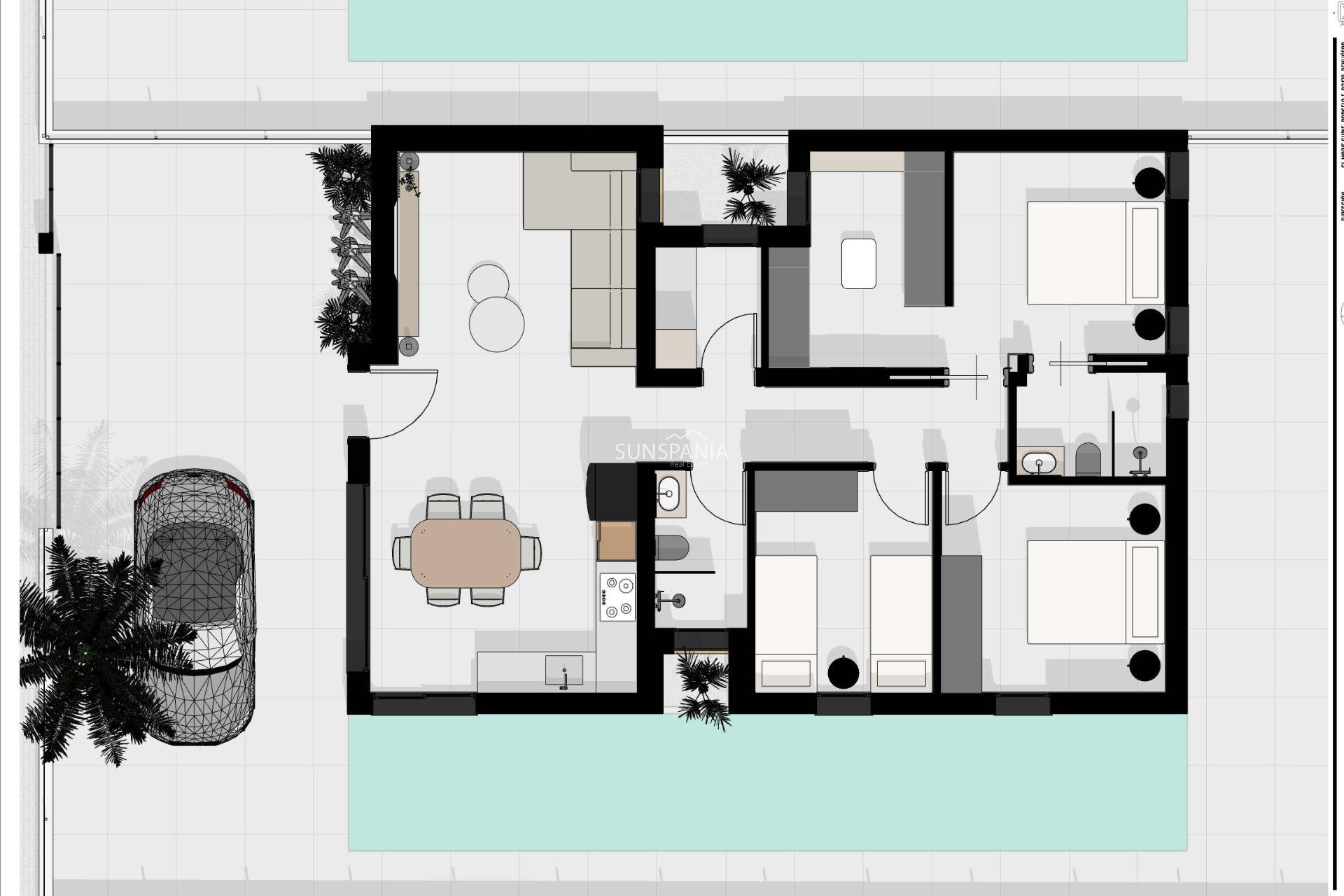 Obra nueva - Chalet -
Benijofar - Urb. Monteazul