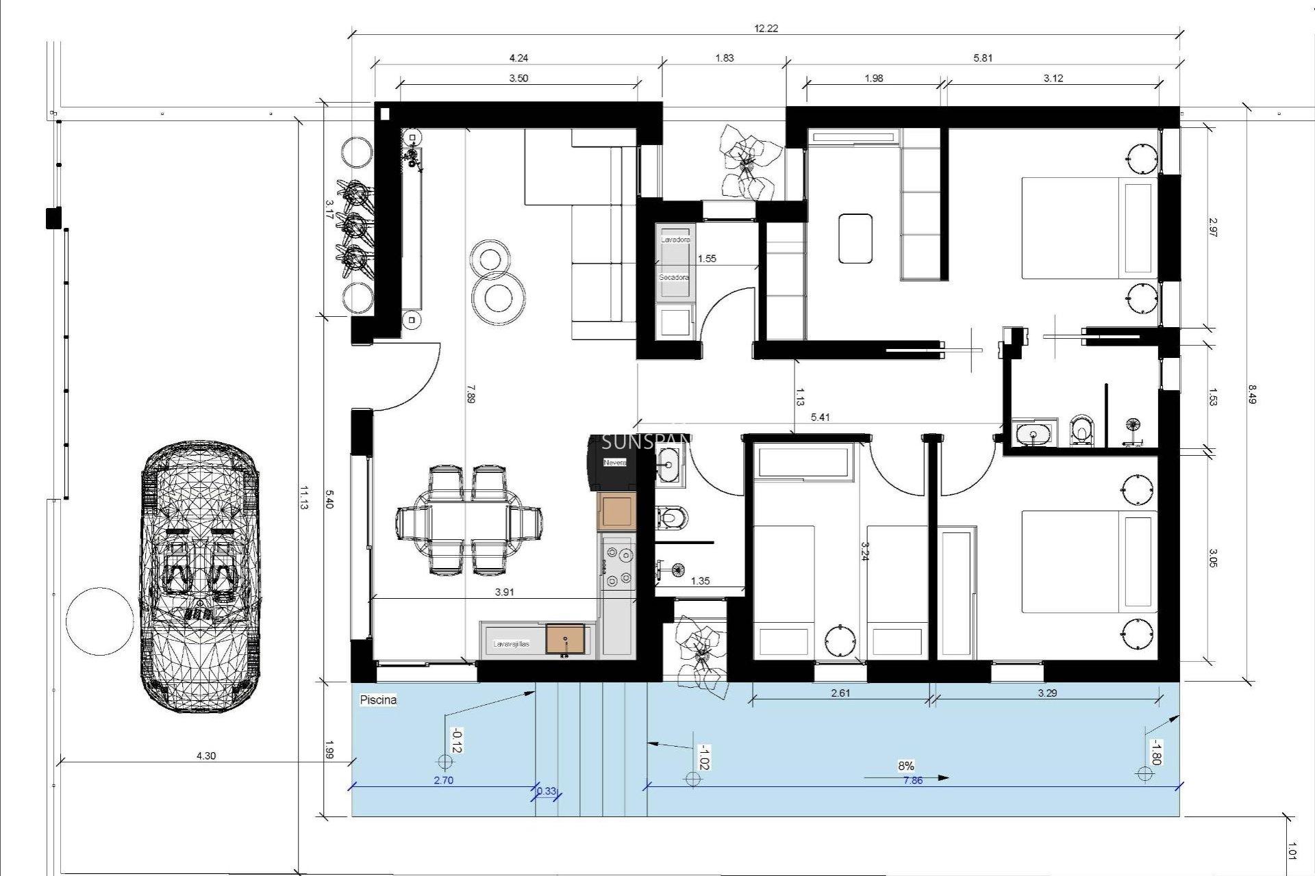 Obra nueva - Chalet -
Benijofar - Urb. Monteazul