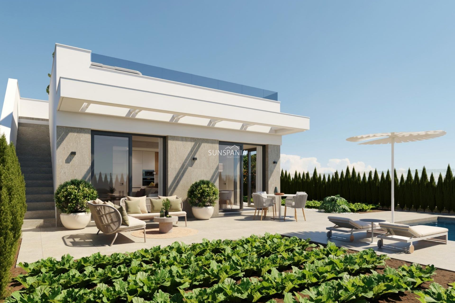 Obra nueva - Chalet -
Fuente Álamo - Hacienda Del Álamo Golf