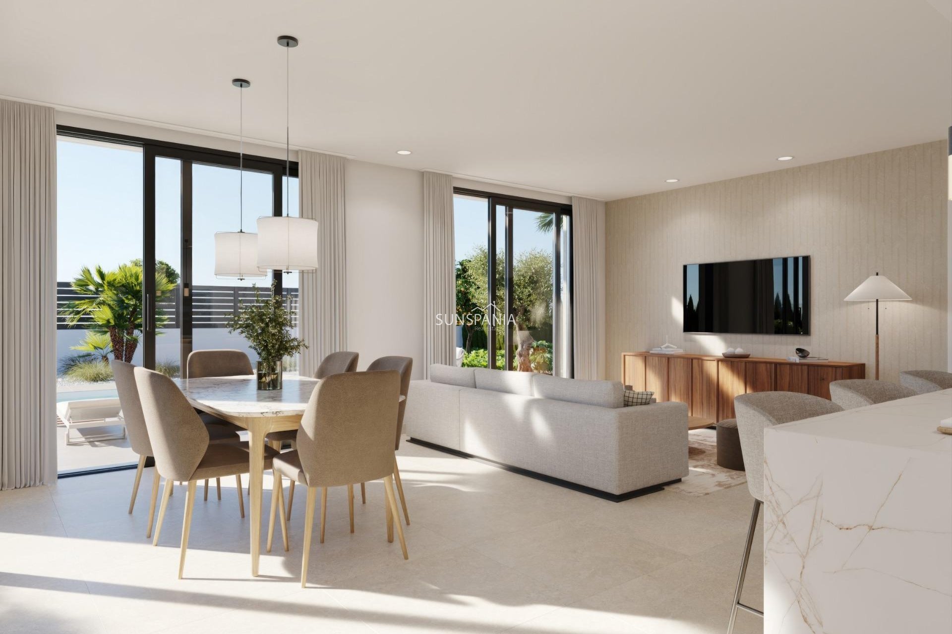 Obra nueva - Chalet -
Fuente Álamo - Hacienda Del Álamo Golf