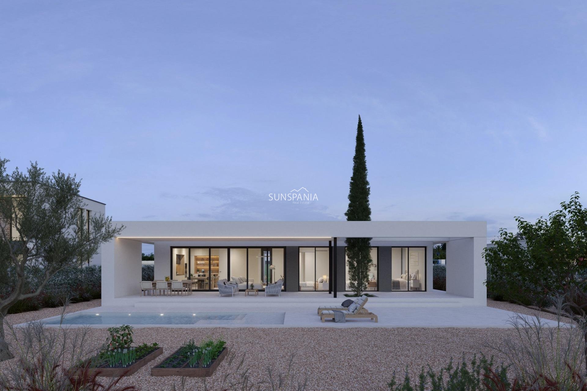 Obra nueva - Chalet -
Fuente Álamo - Hacienda del Alamo