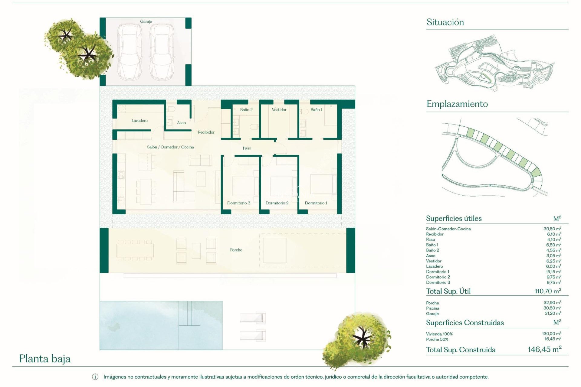 Obra nueva - Chalet -
Fuente Álamo - Hacienda del Alamo
