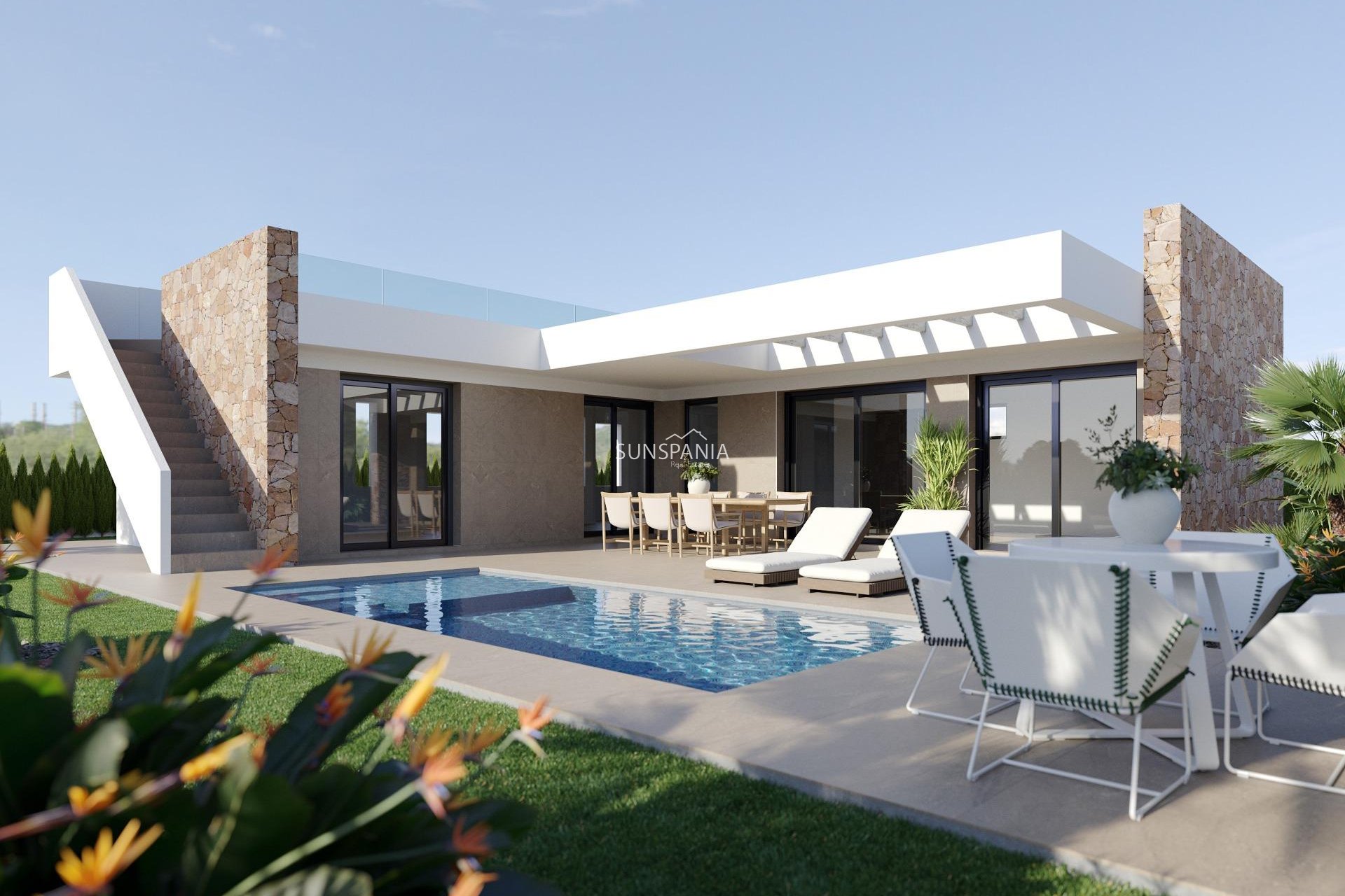 Obra nueva - Chalet -
Fuente Álamo - Hacienda del Alamo