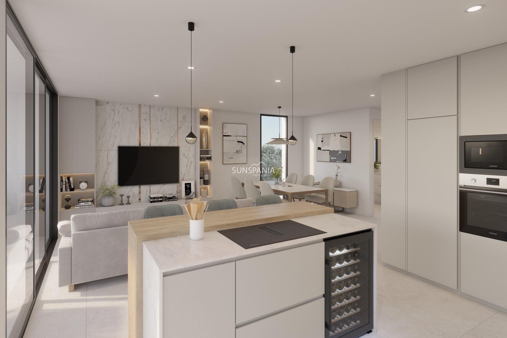 Obra nueva - Chalet -
Fuente Álamo - Hacienda del Alamo