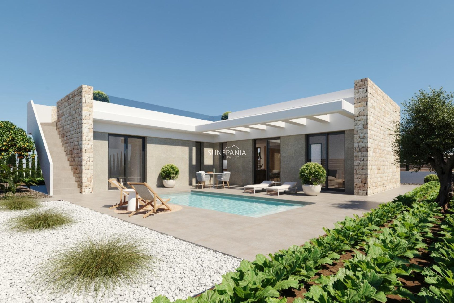 Obra nueva - Chalet -
Fuente Álamo - Hacienda del Alamo