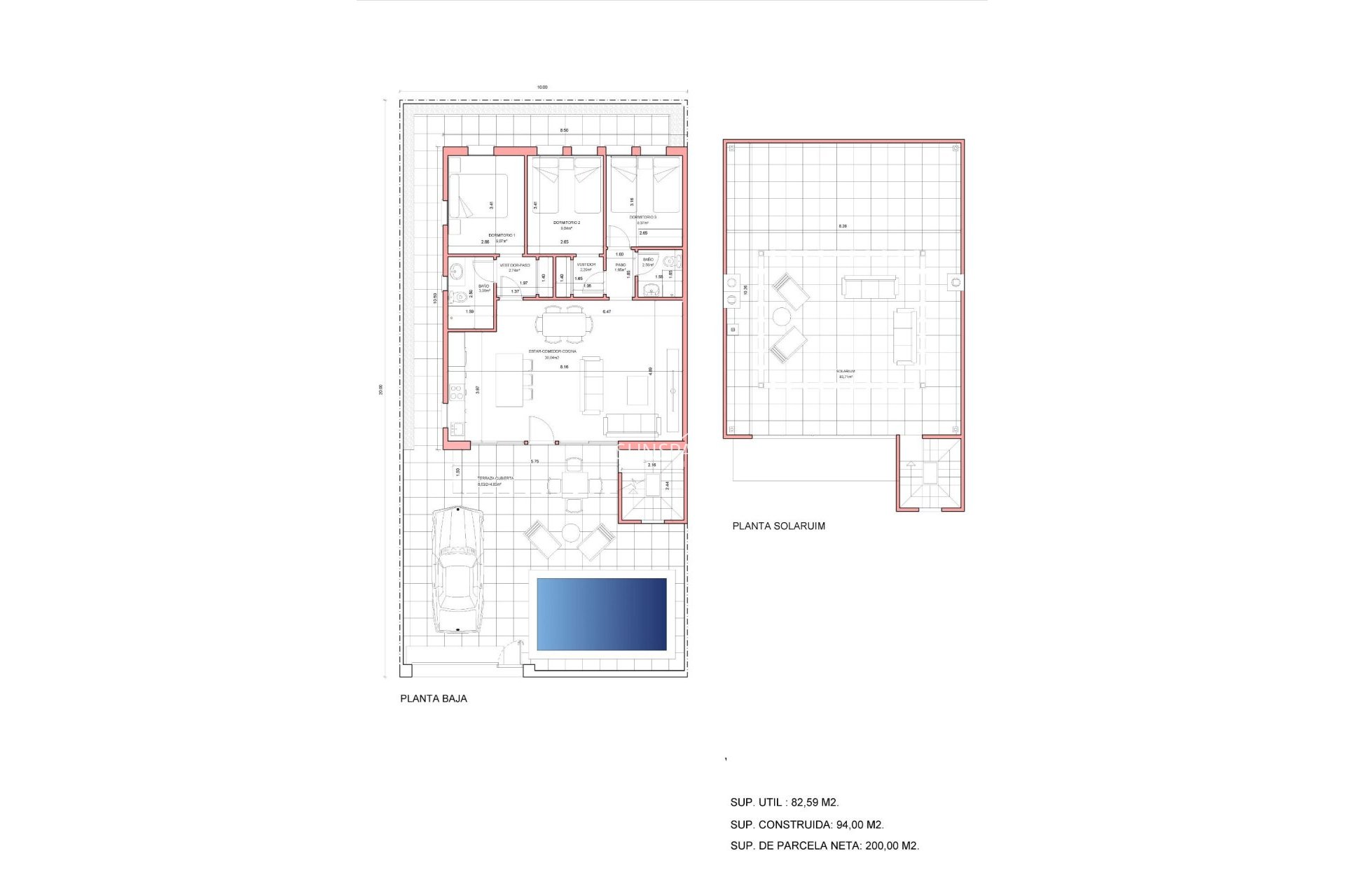 Obra nueva - Chalet -
Fuente Álamo - La Pinilla