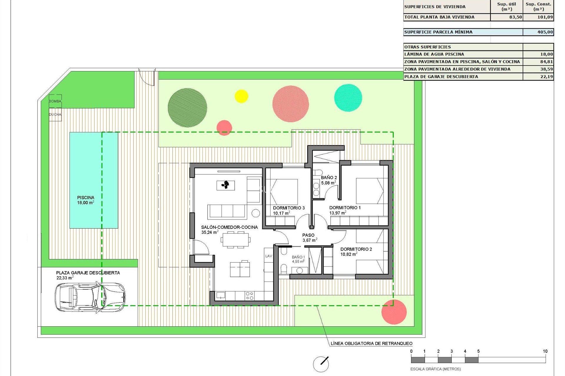 Obra nueva - Chalet -
Hondón de las Nieves - Urbaniz. La Montañosa