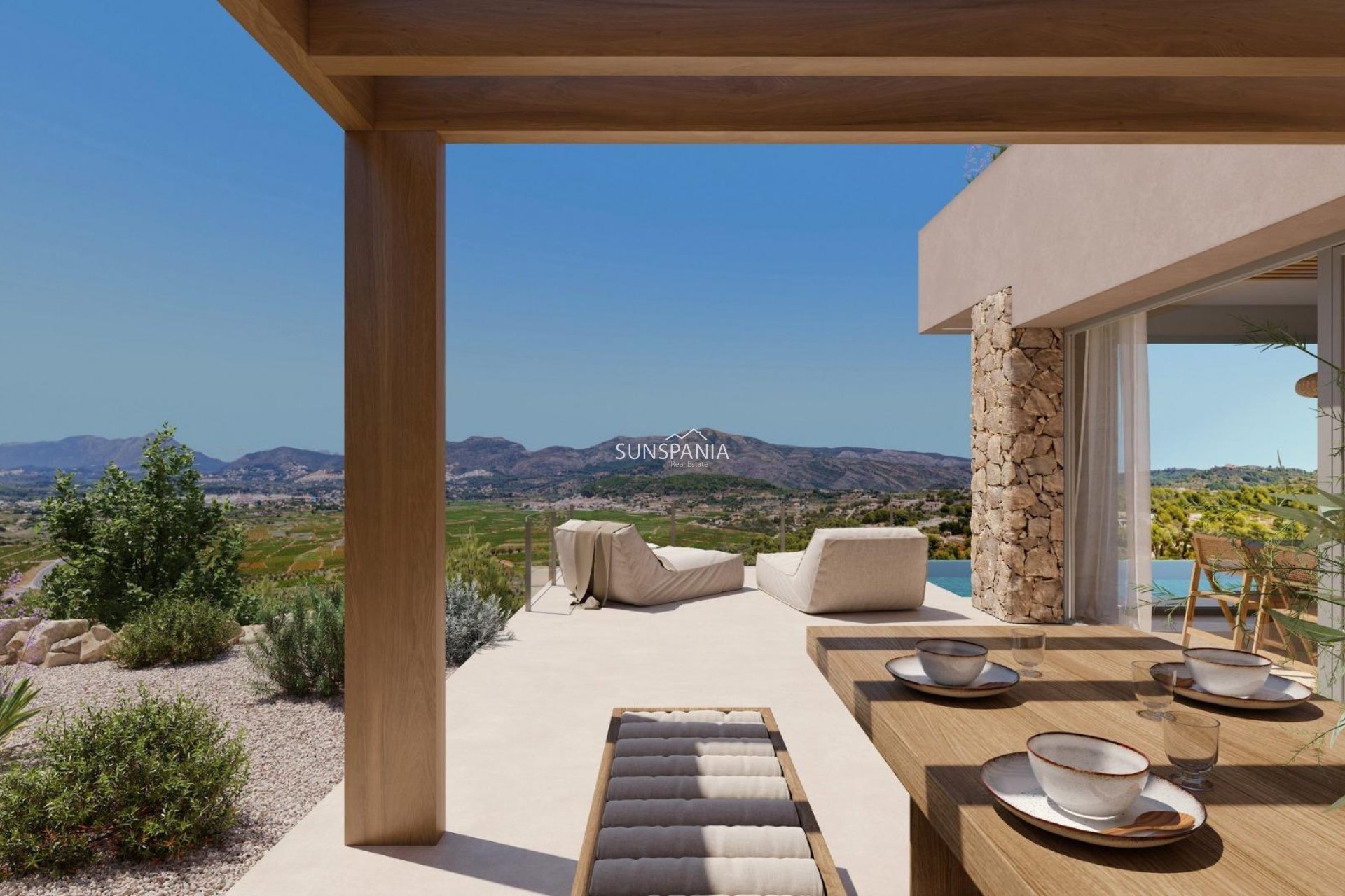 Obra nueva - Chalet -
Lliber - Montanya Llarga