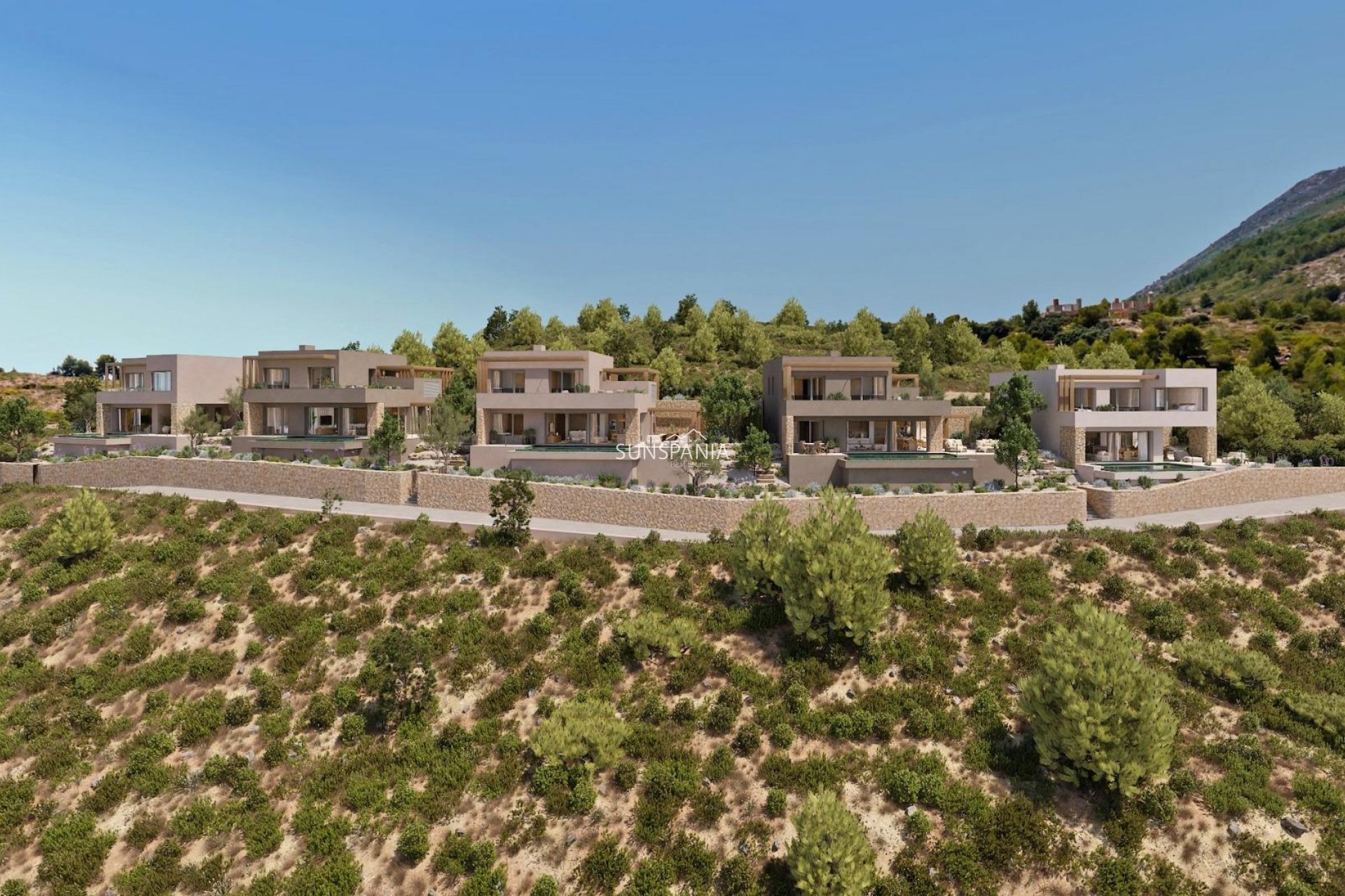 Obra nueva - Chalet -
Lliber - Montanya Llarga