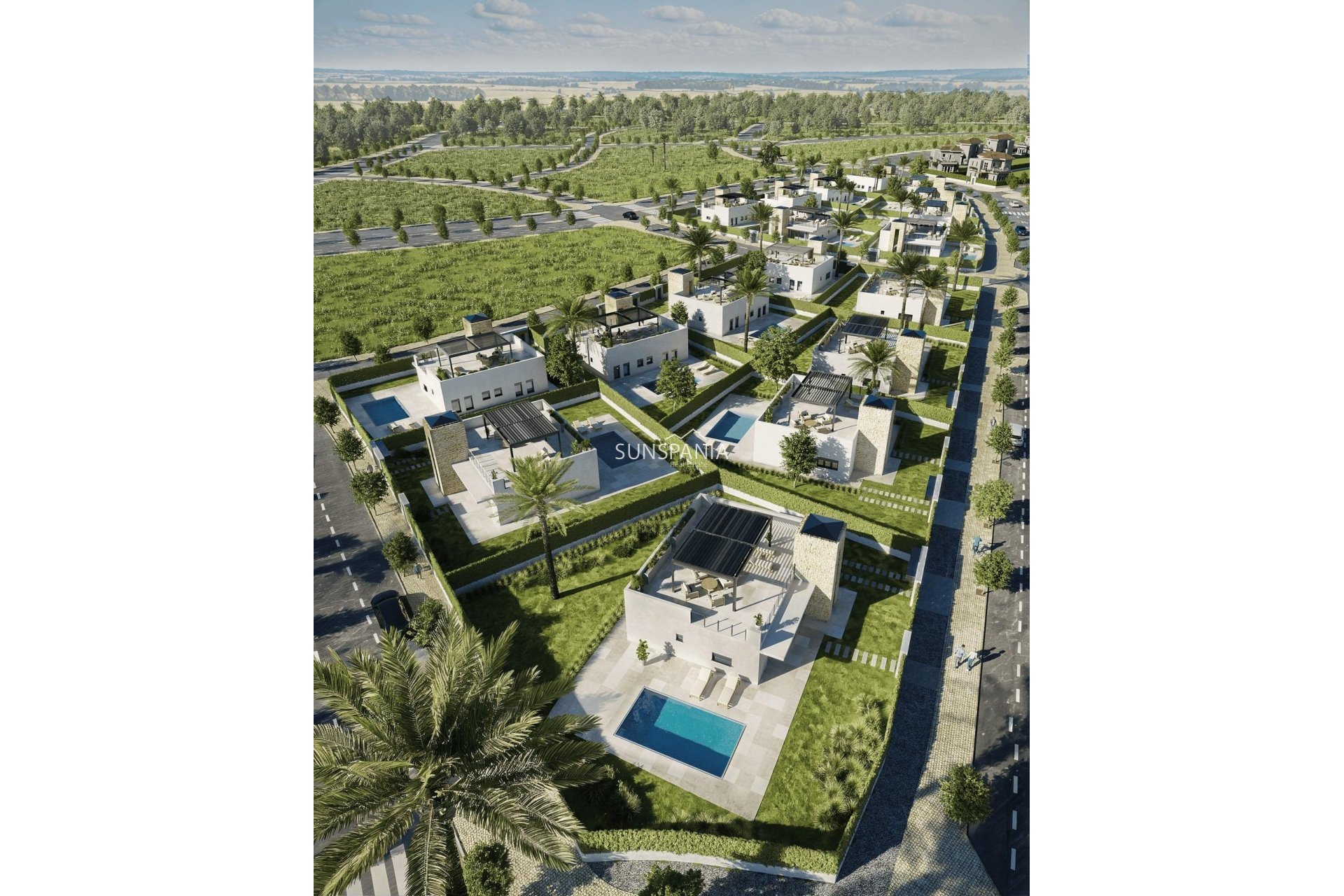 Obra nueva - Chalet -
Lorca - Jardines de Almenara