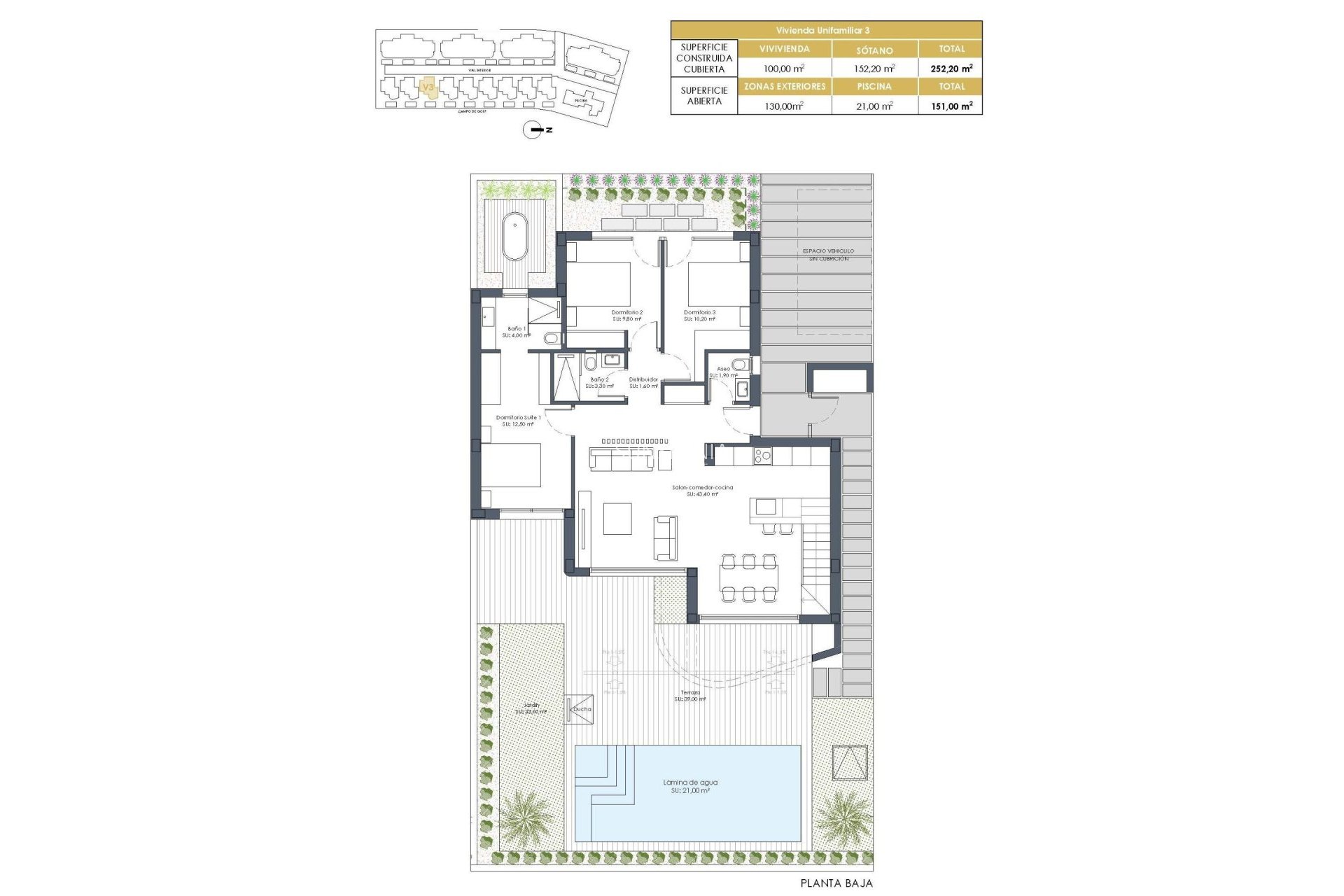 Obra nueva - Chalet -
Los Alcazares - Serena Golf