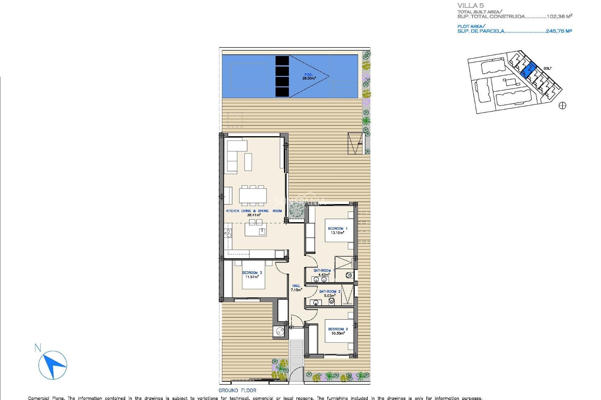 Obra nueva - Chalet -
Los Alcazares - Serena Golf
