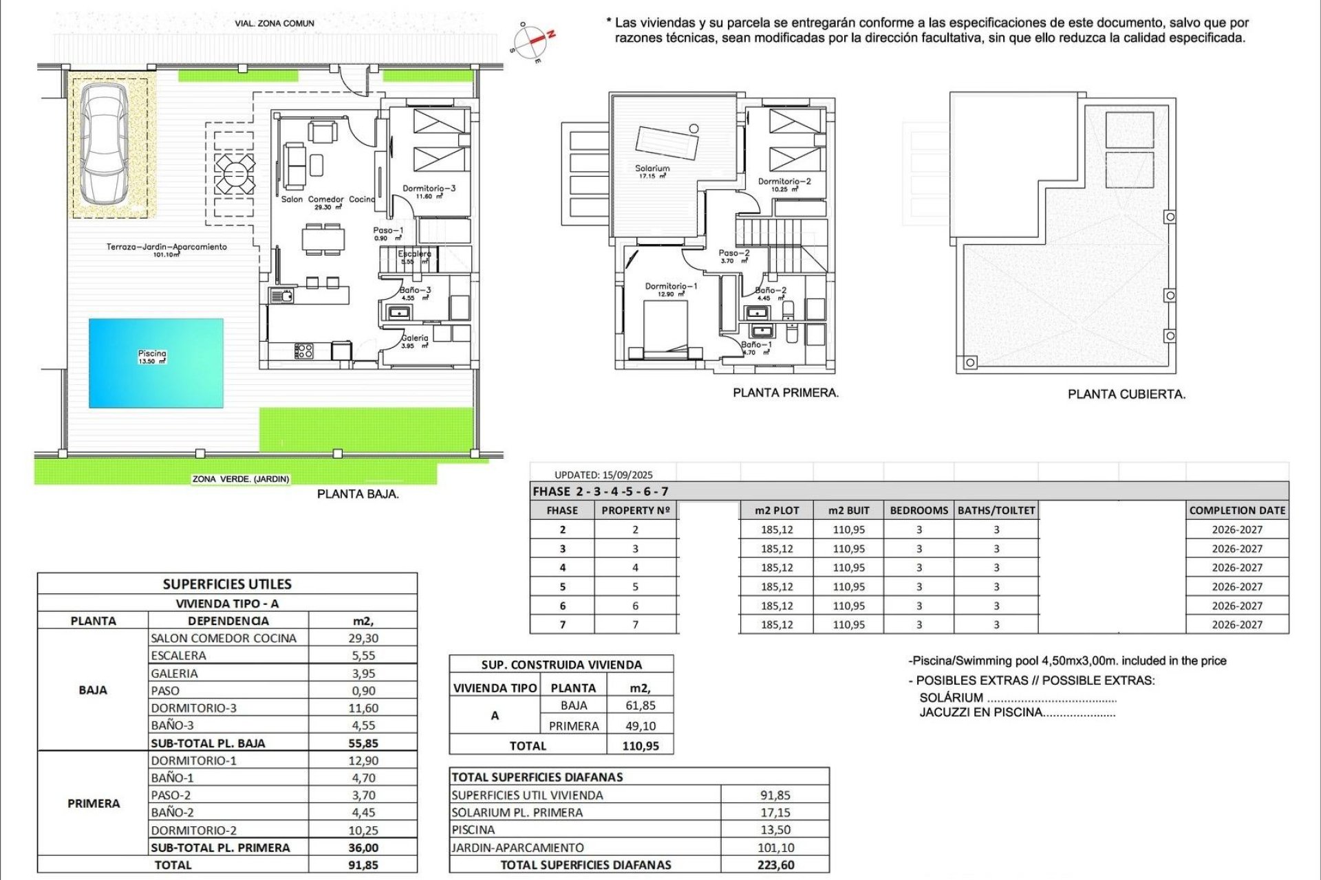 Obra nueva - Chalet -
Los Montesinos - La Herrada
