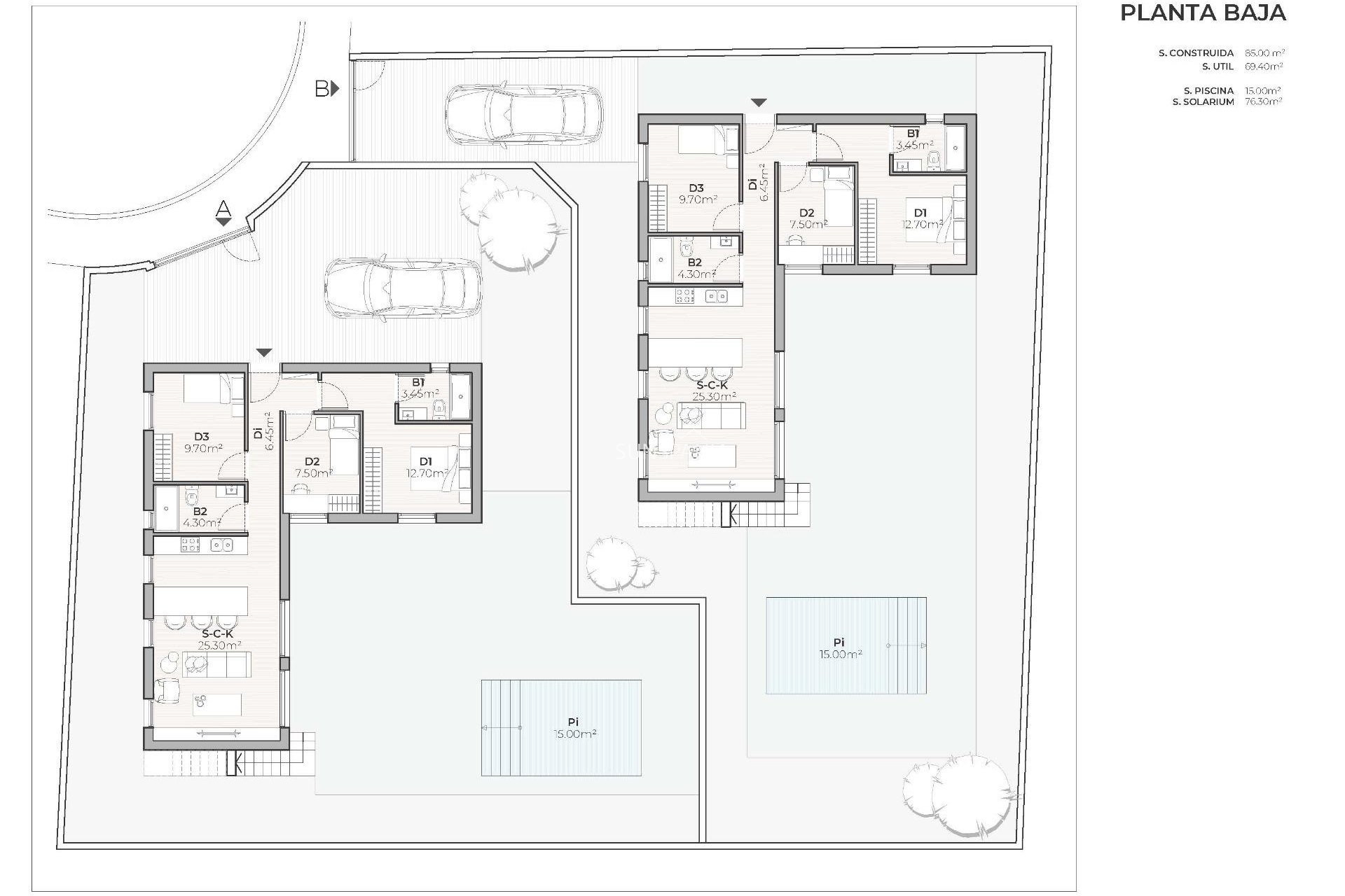 Obra nueva - Chalet -
Mazarron - Country Club
