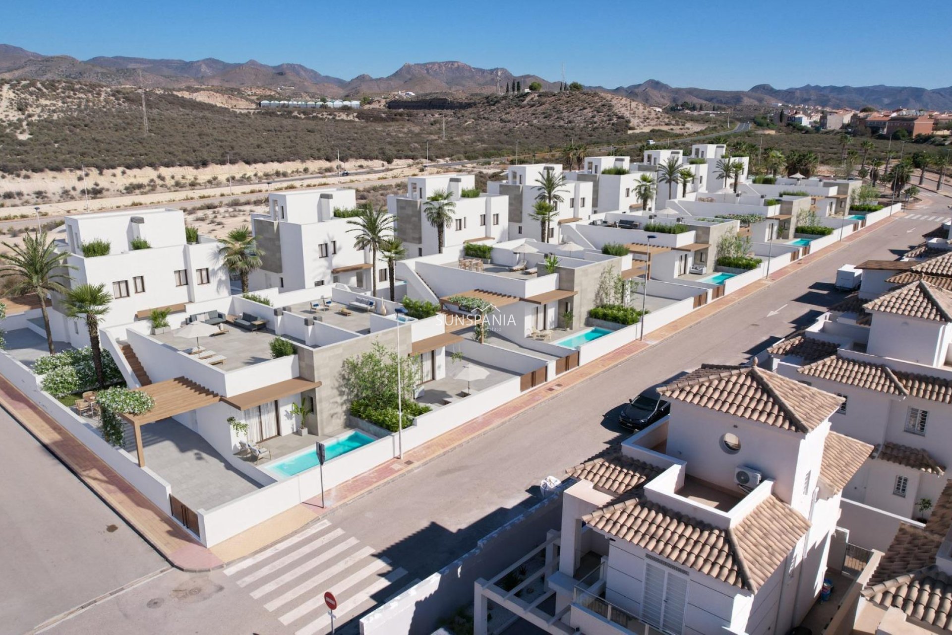 Obra nueva - Chalet -
Puerto de Mazarron - Caleñares