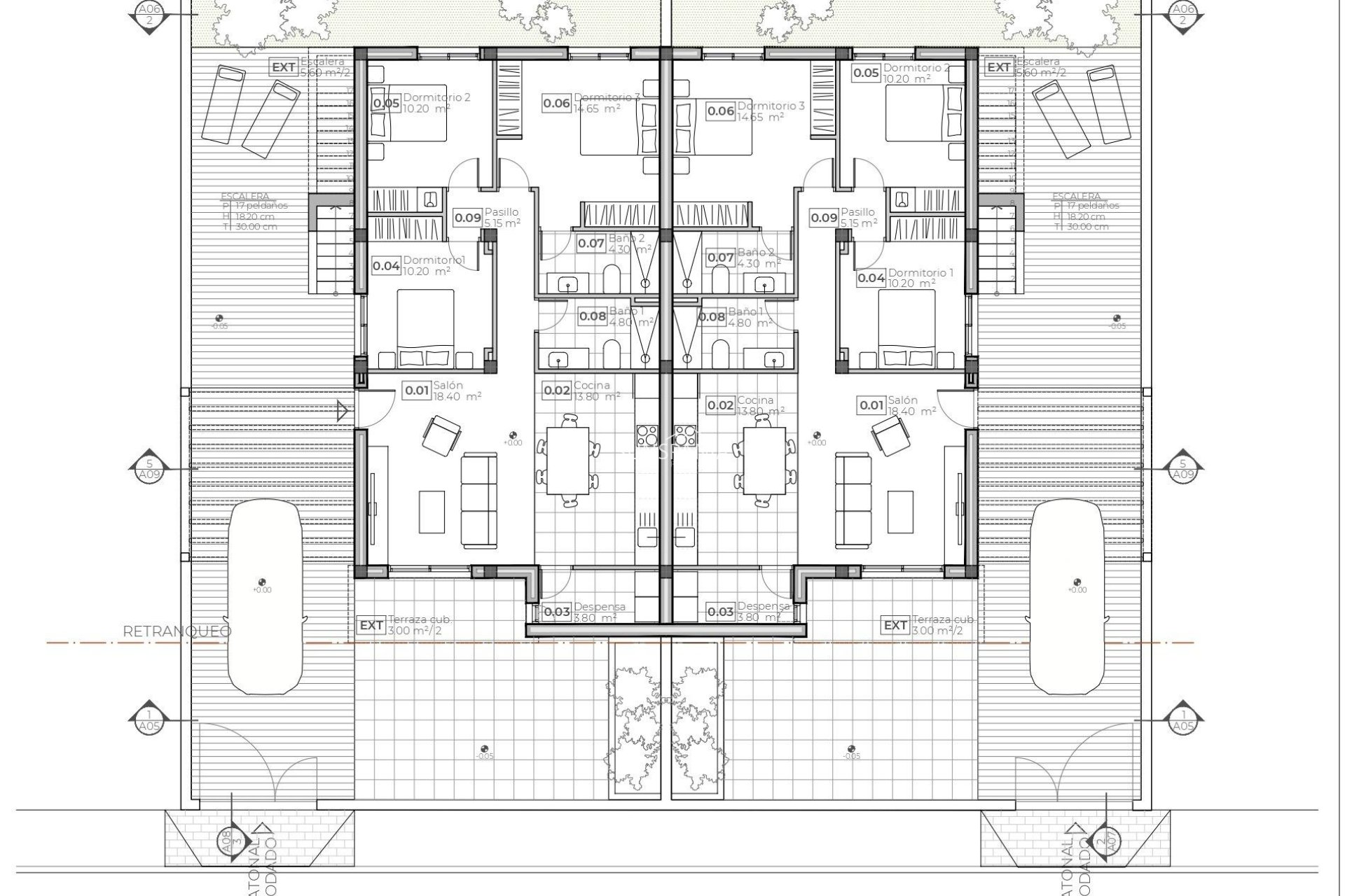 Obra nueva - Chalet -
Puerto de Mazarron - Caleñares