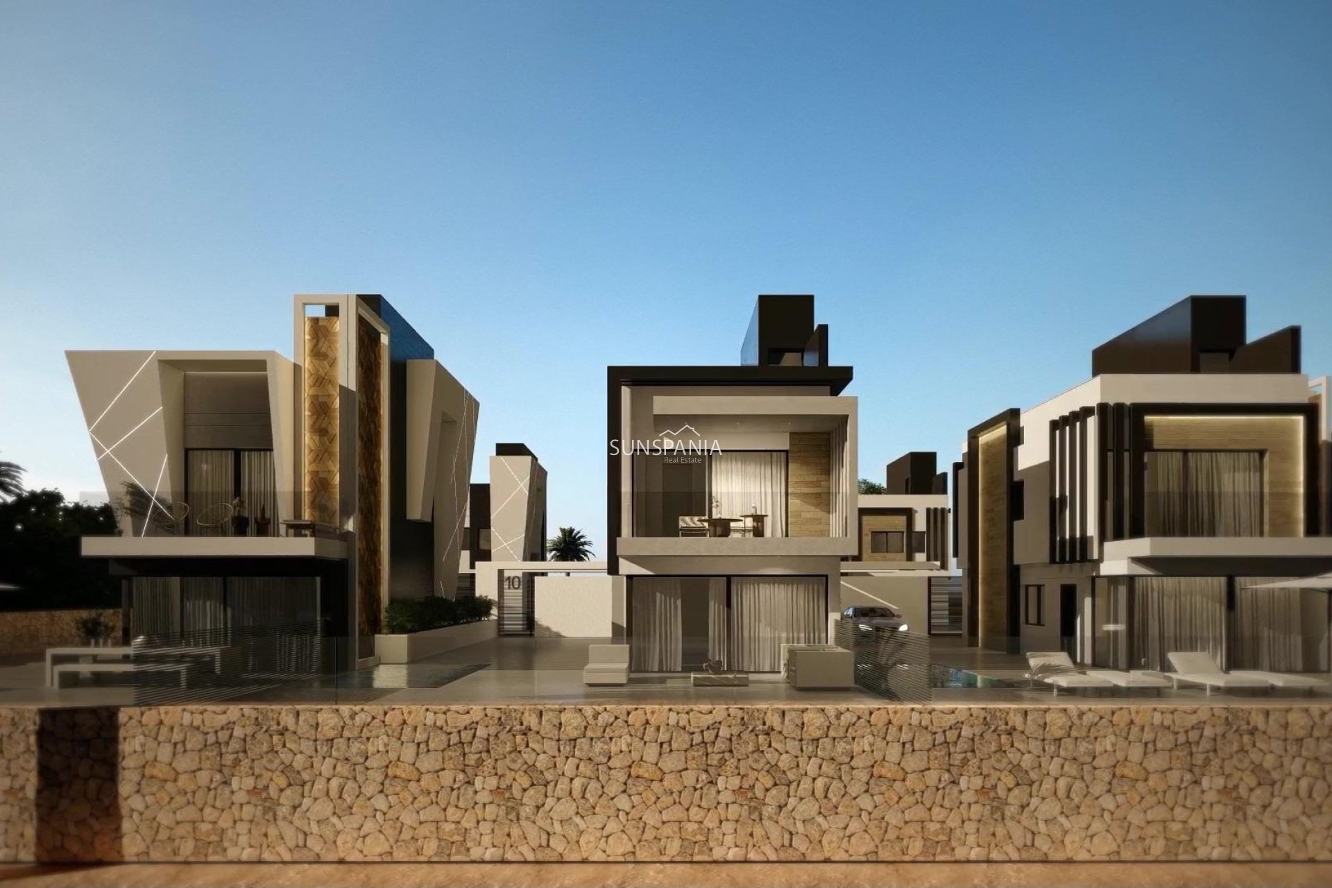 Obra nueva - Chalet -
Puerto de Mazarron - El Alamillo