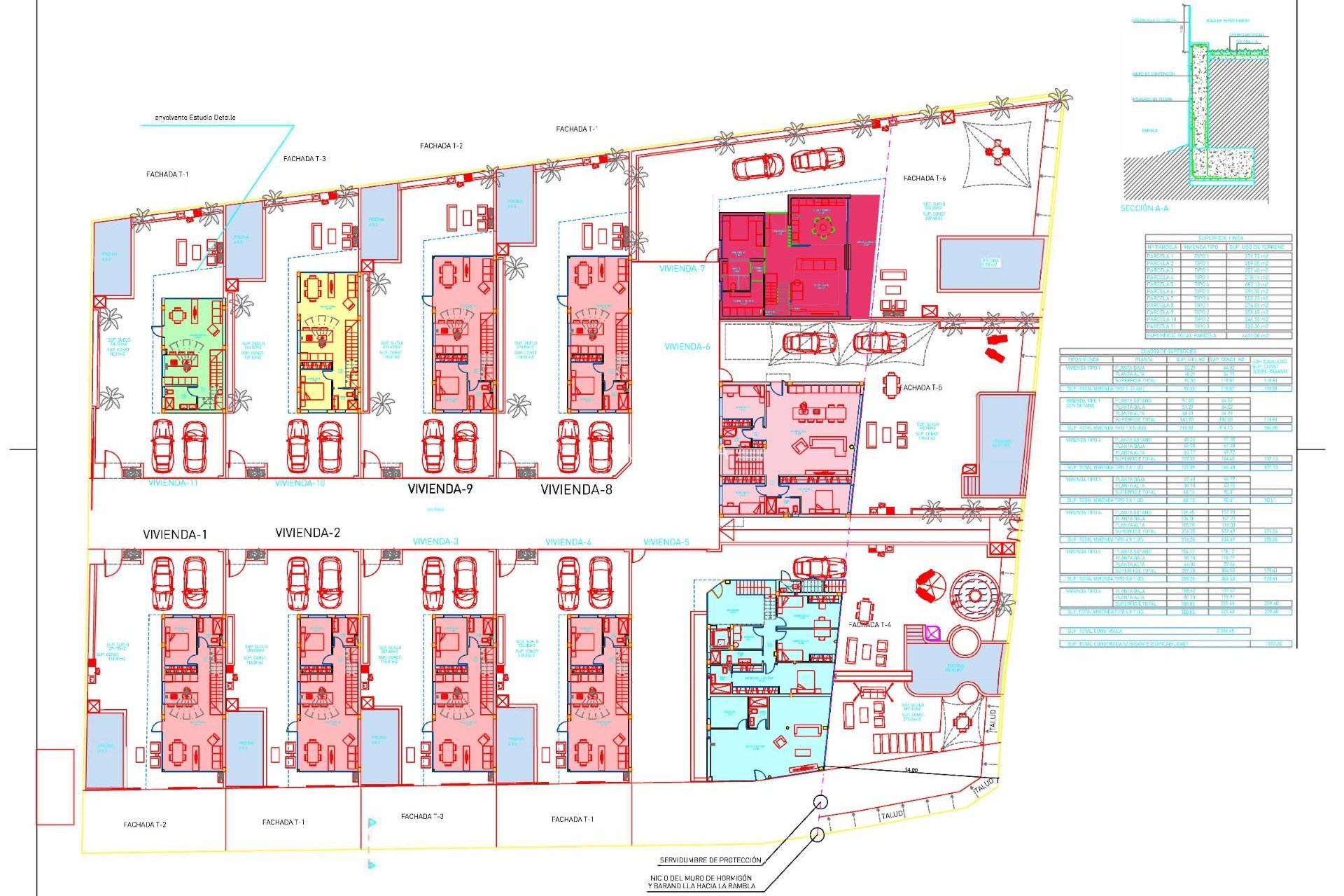 Obra nueva - Chalet -
Puerto de Mazarron - El Alamillo