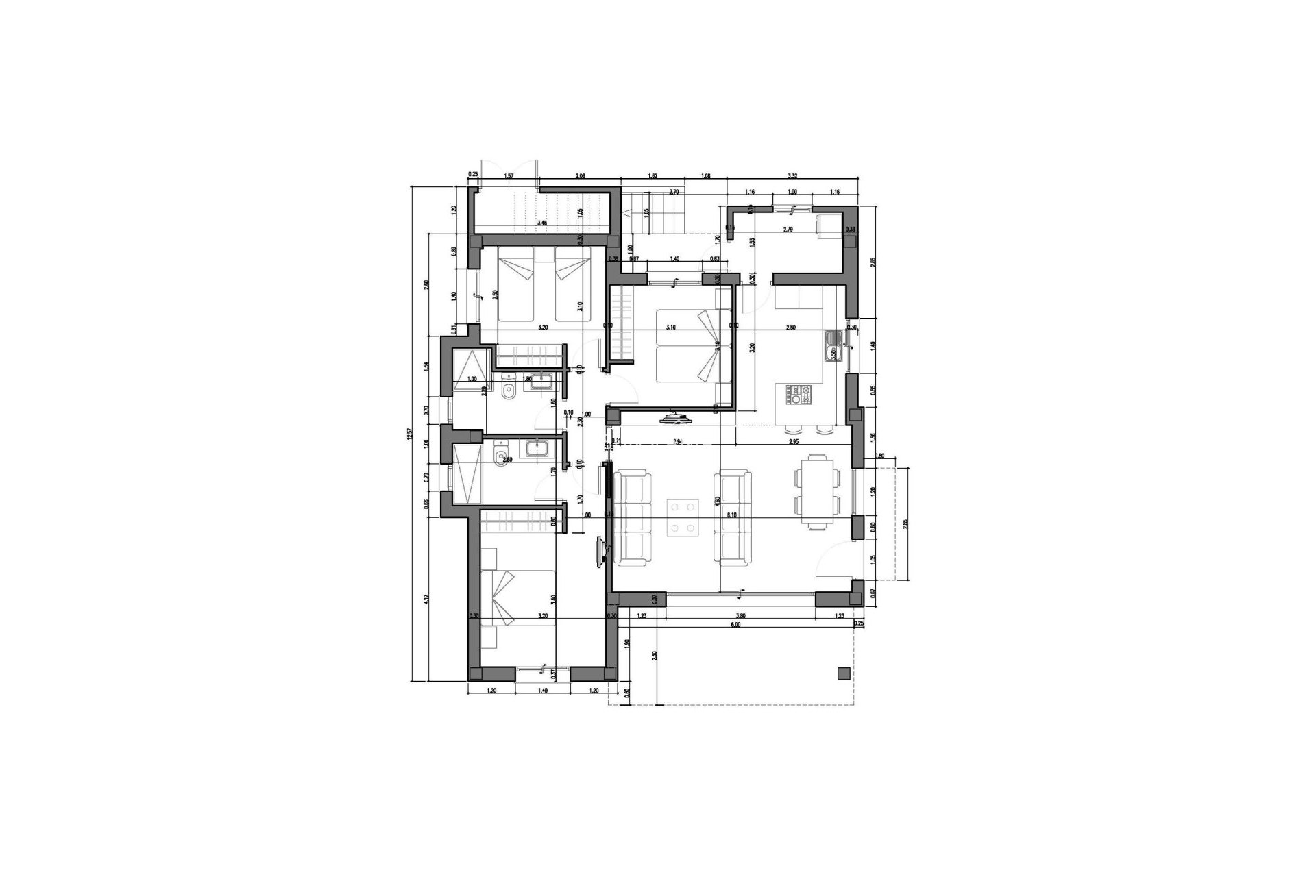 Obra nueva - Chalet -
Rafal - polideportivo