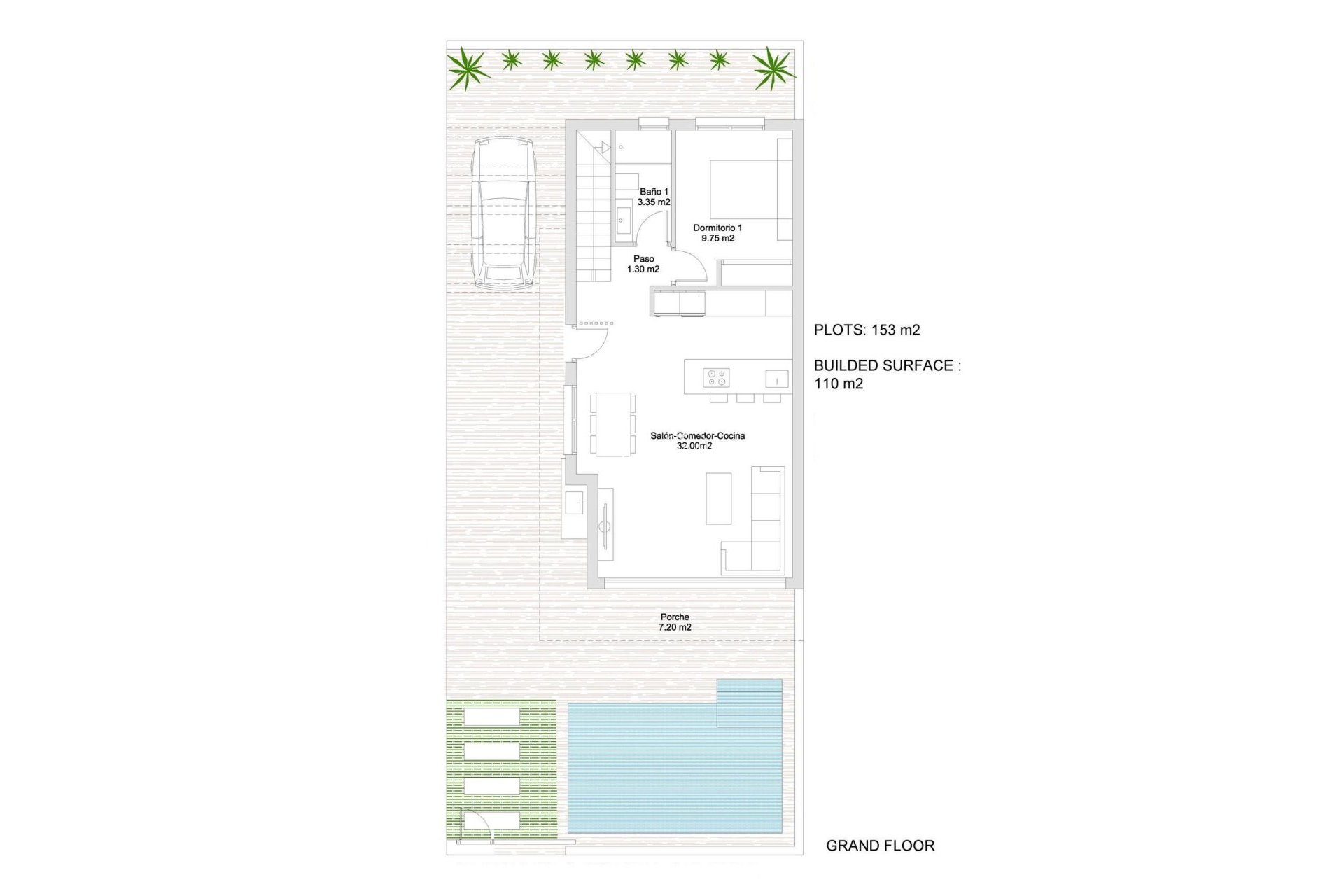 Obra nueva - Chalet -
San Javier - Parque de los leones