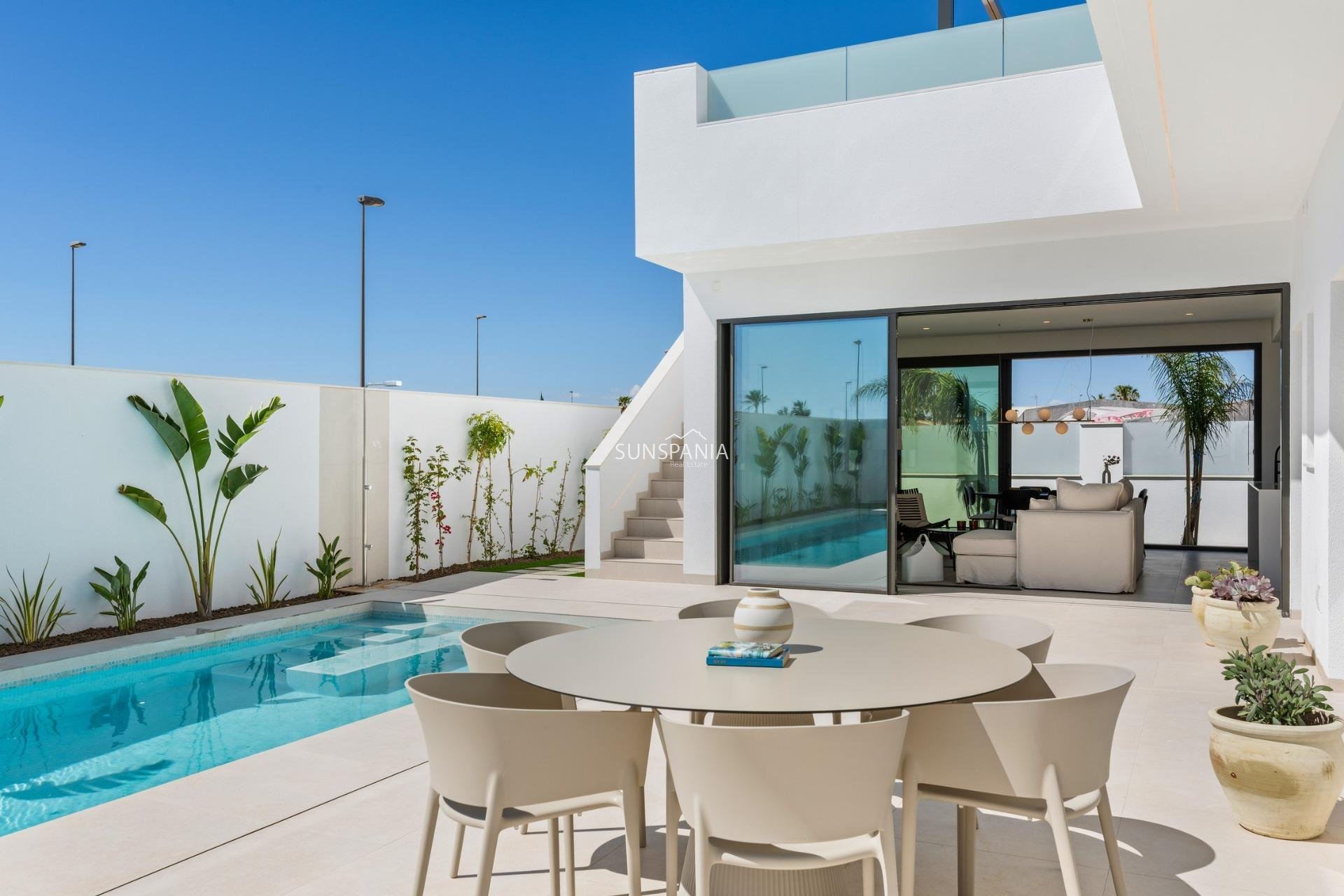 Obra nueva - Chalet -
San Javier - Parque del doce