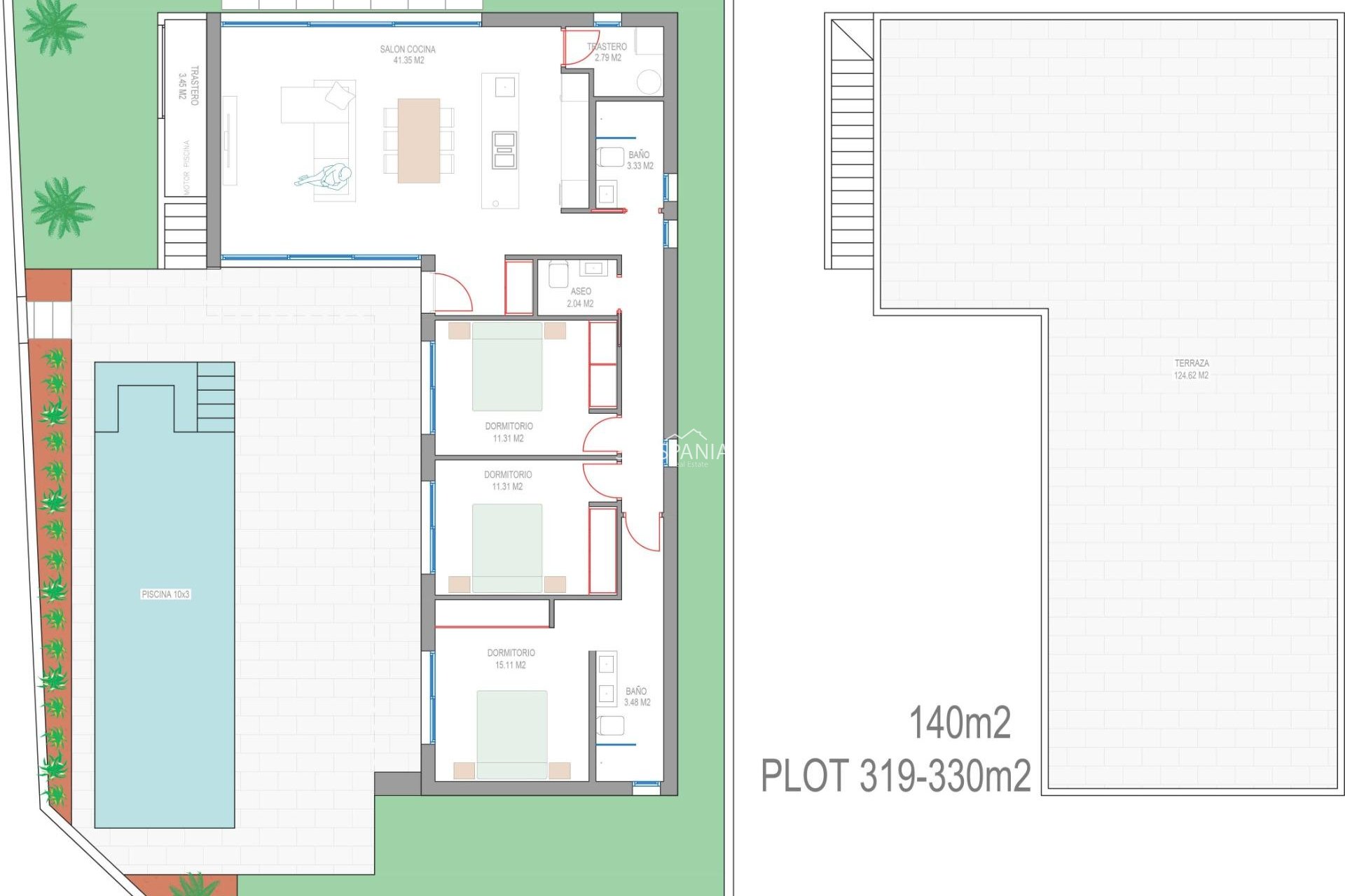 Obra nueva - Chalet -
San Javier - Parque del doce
