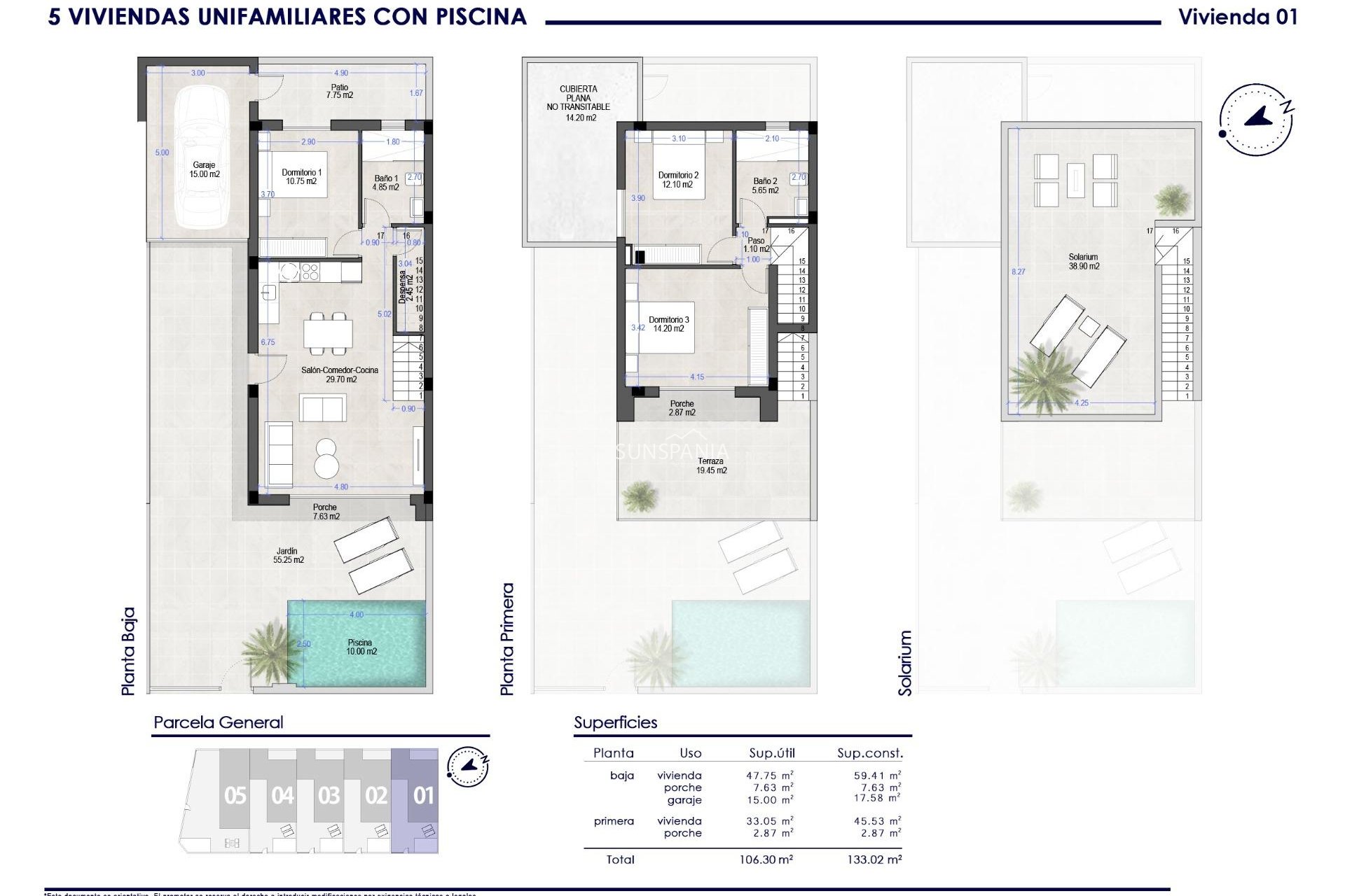 Obra nueva - Chalet -
San Pedro del Pinatar - Polideportivo