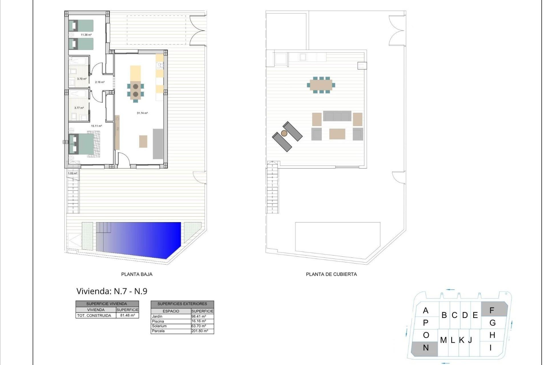 Obra nueva - Chalet -
Torre Pacheco - El Alba