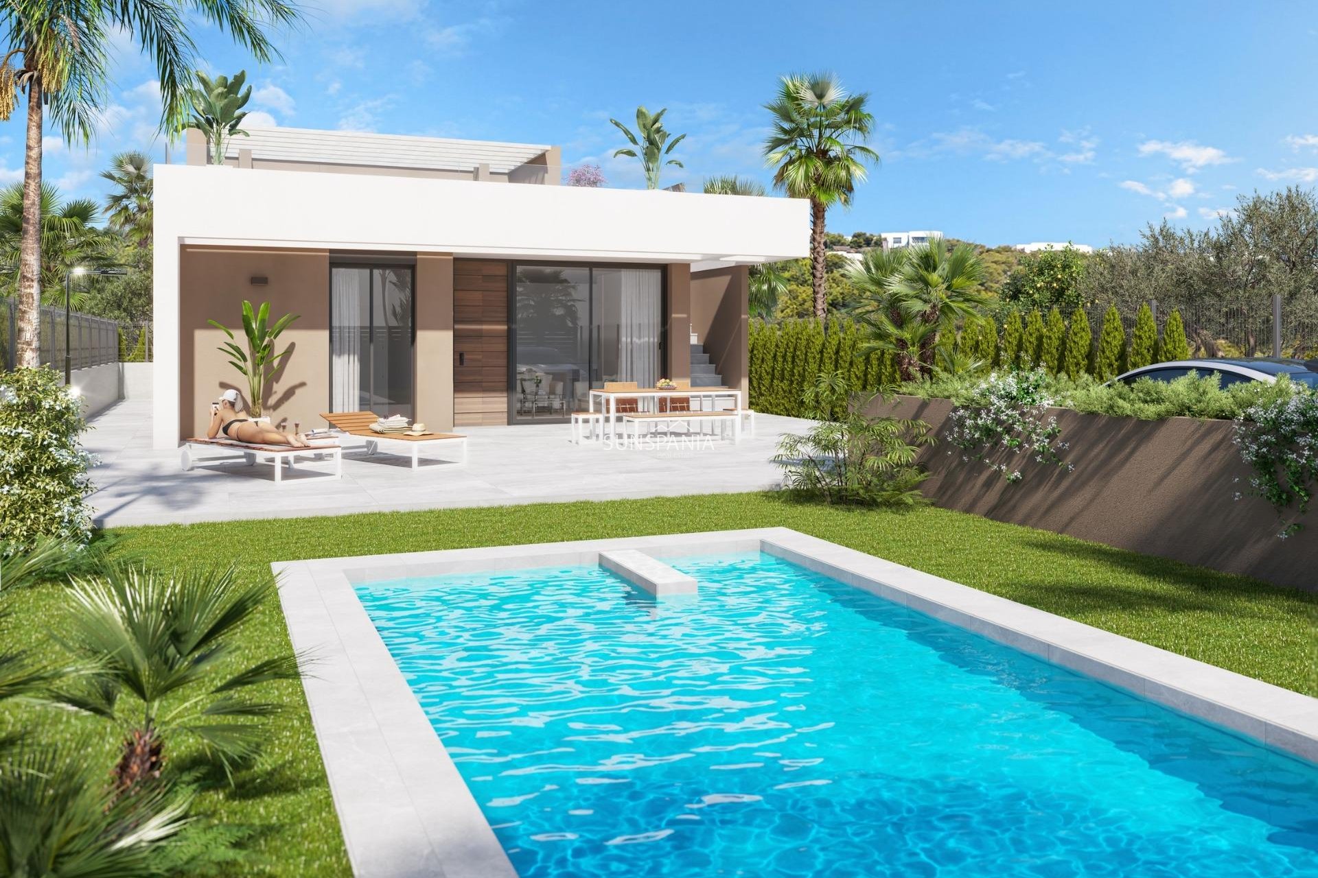 Obra nueva - Chalet -
Vera - Pueblo Salinas