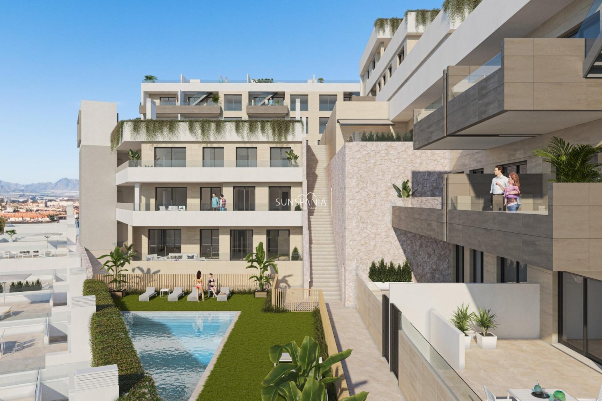 Obra nueva - Piso -
Aguilas - Playa del Hornillo