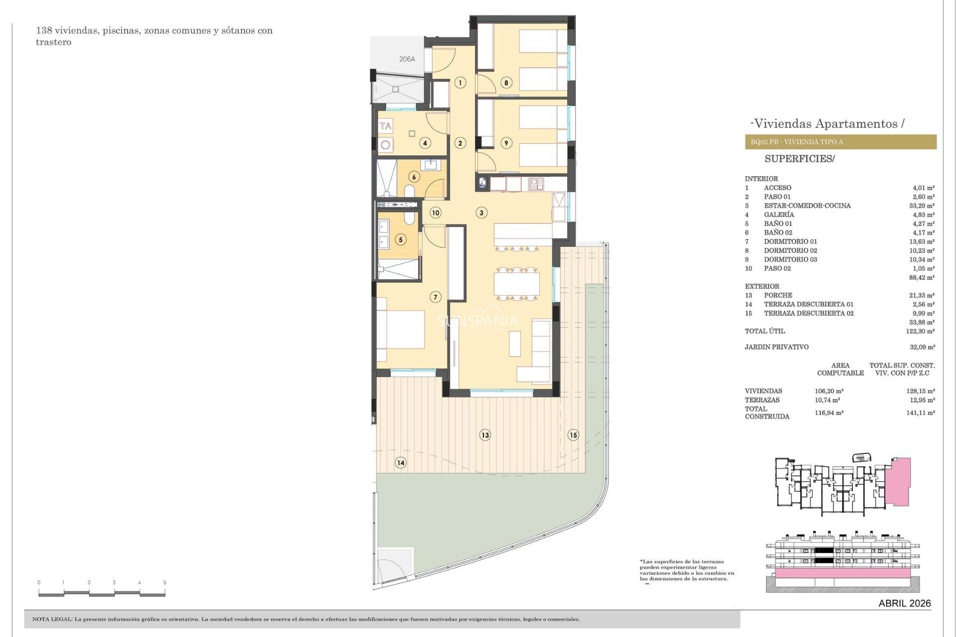 Obra nueva - Piso -
Finestrat - Campana Garden