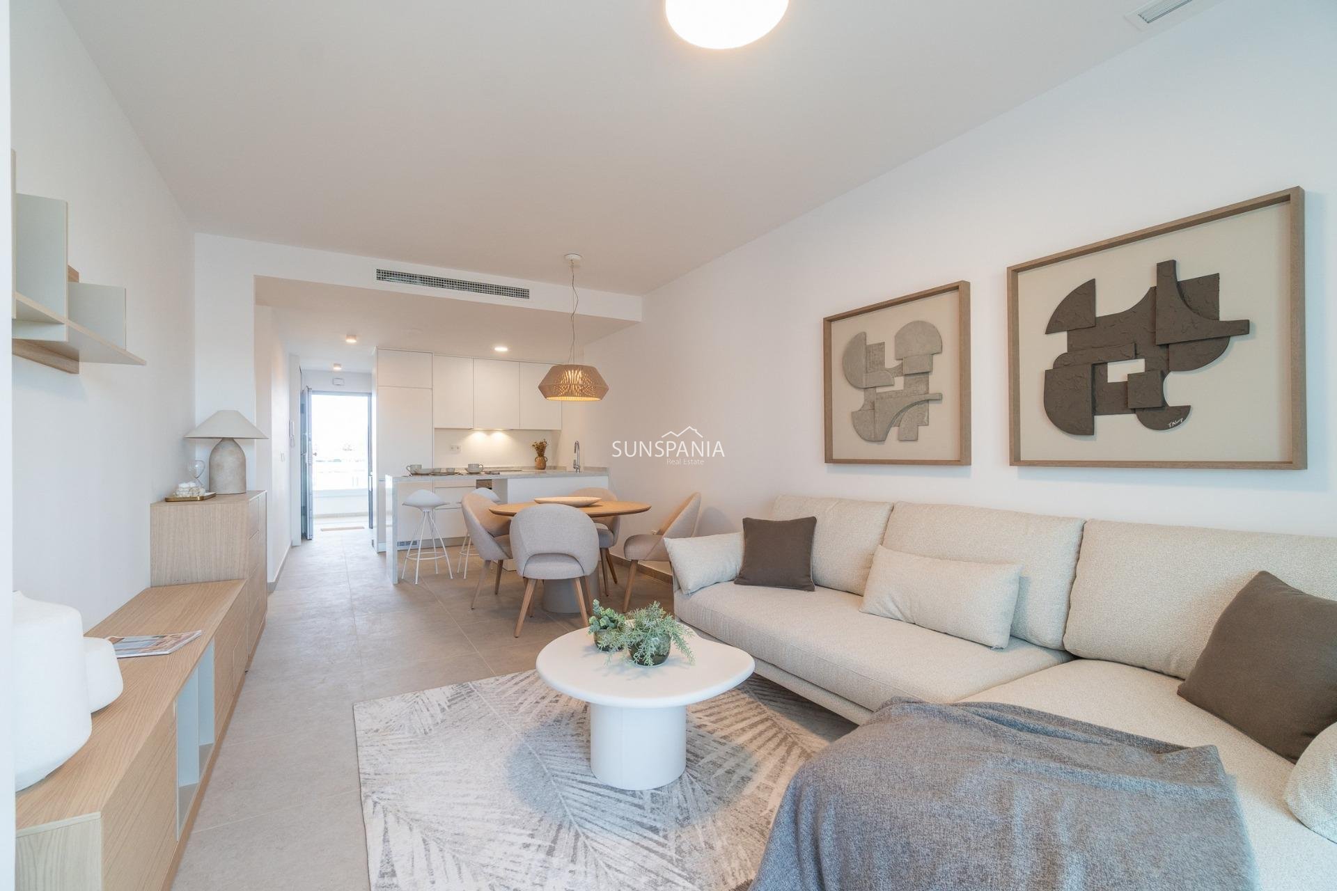 Obra nueva - Piso -
Orihuela Costa - Playa Flamenca