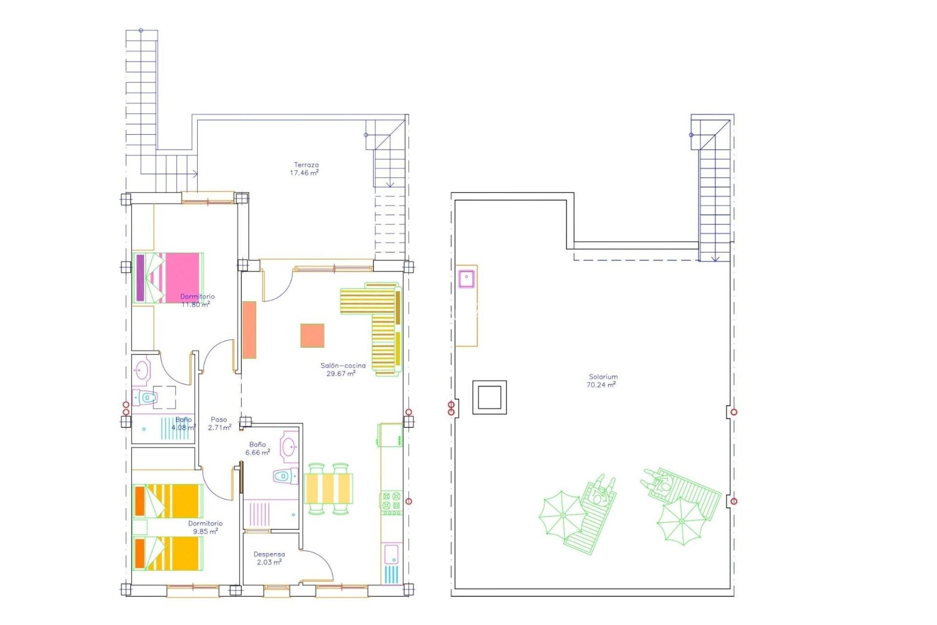Obra nueva - Piso -
San Javier - pueblo